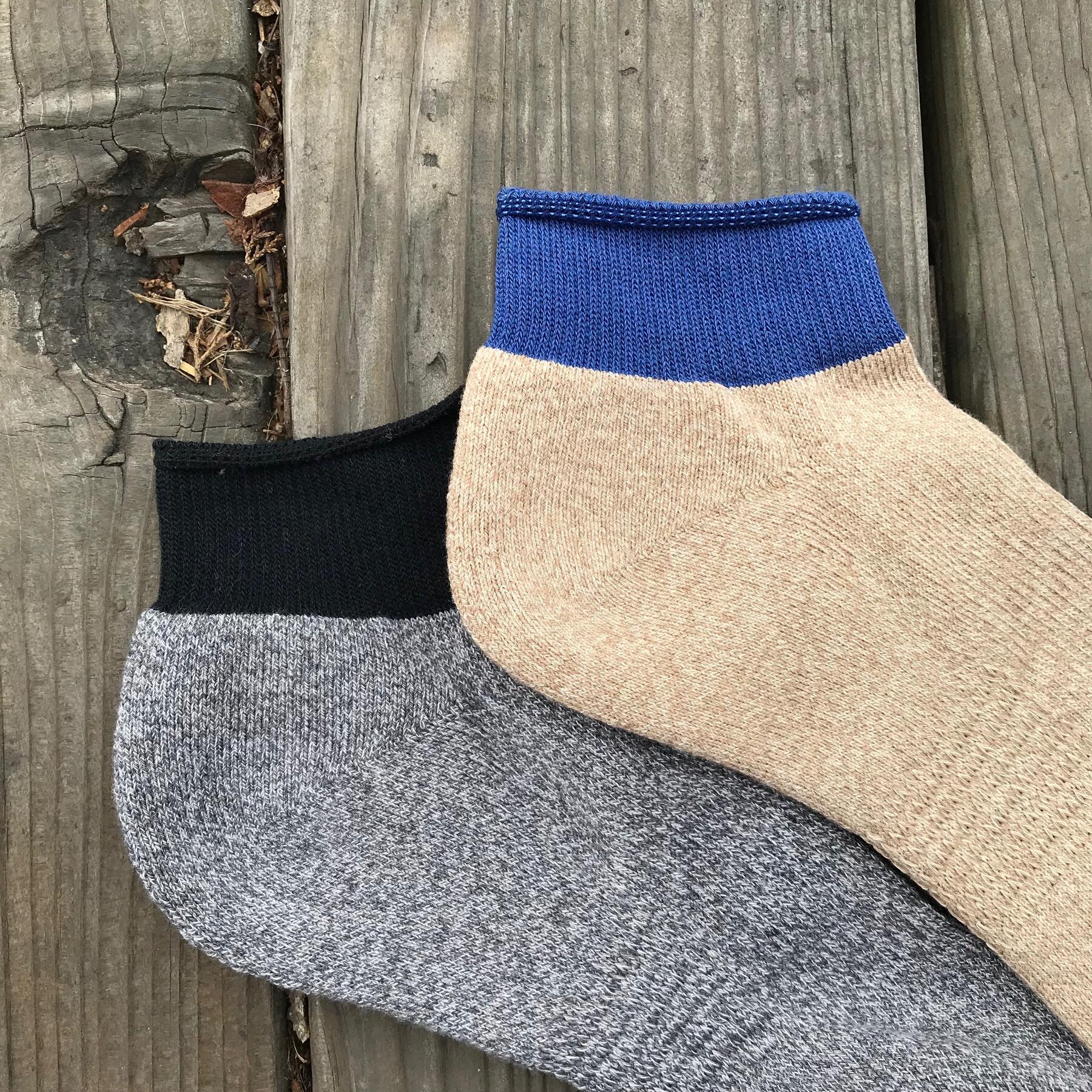 gustin japan pile ankle sock 4pk