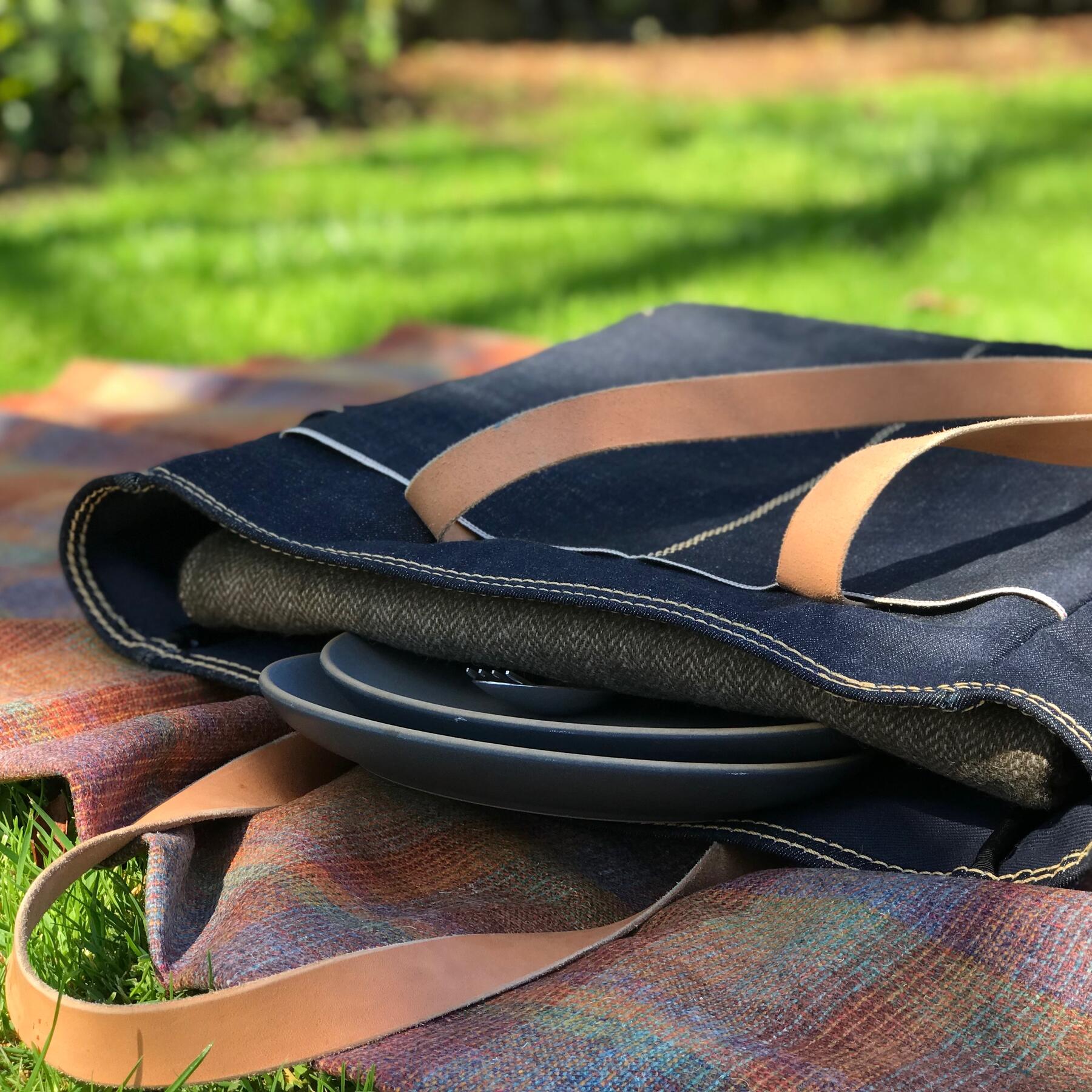 gustin the cone selvedge tote