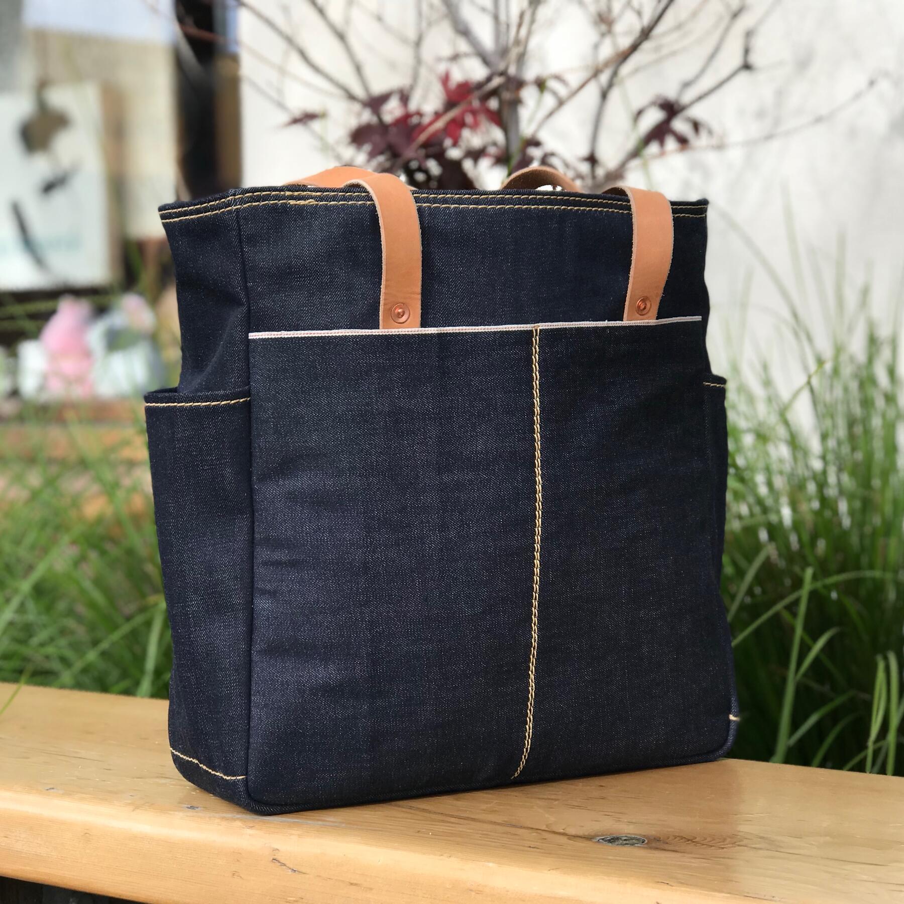 gustin the cone selvedge tote