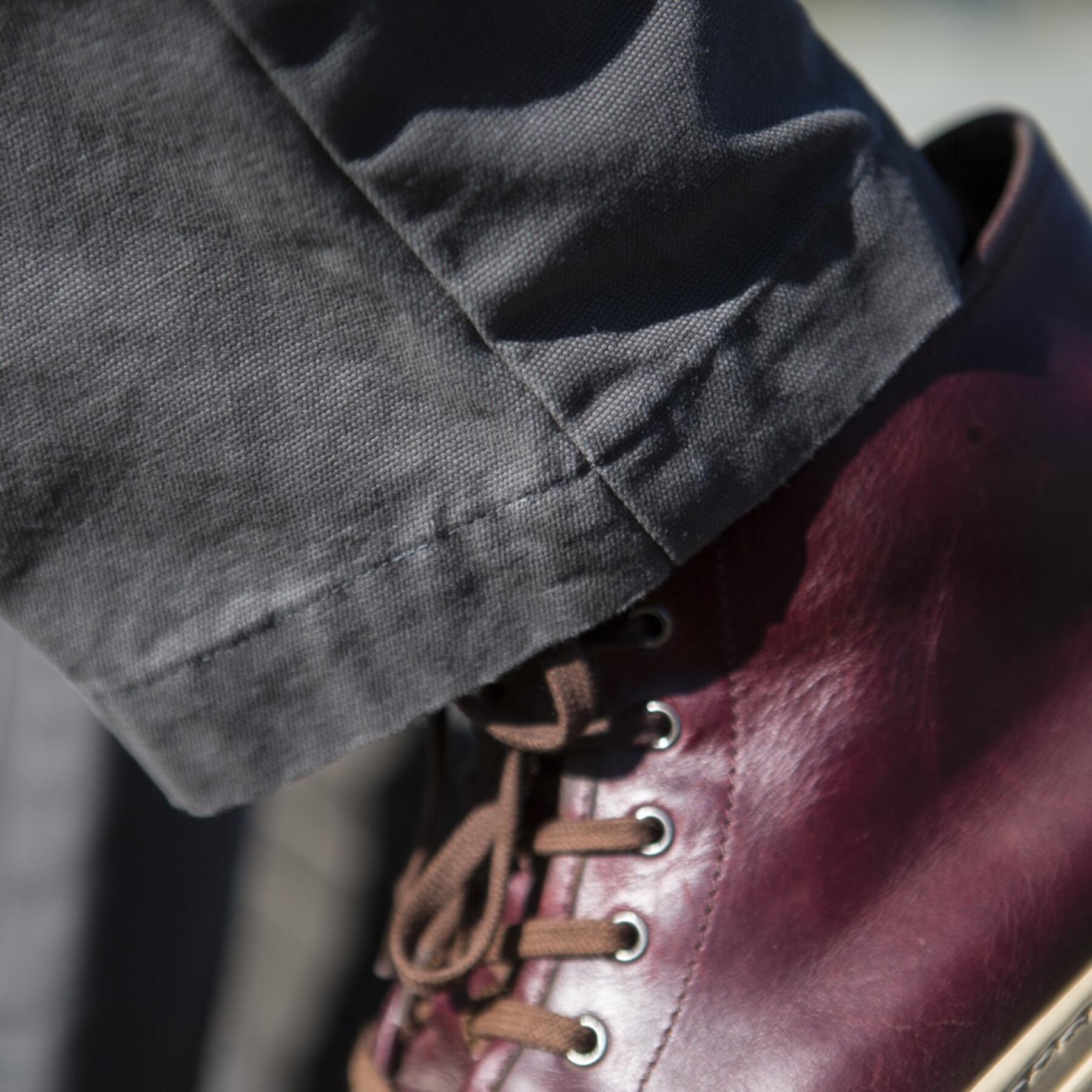 gustin #167 sanded canvas chinos - charcoal