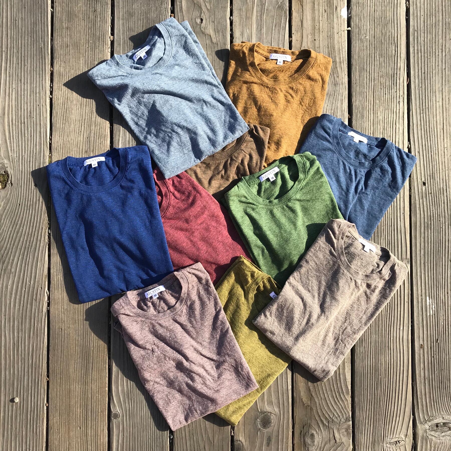 gustin usa heather t-shirt 10pk