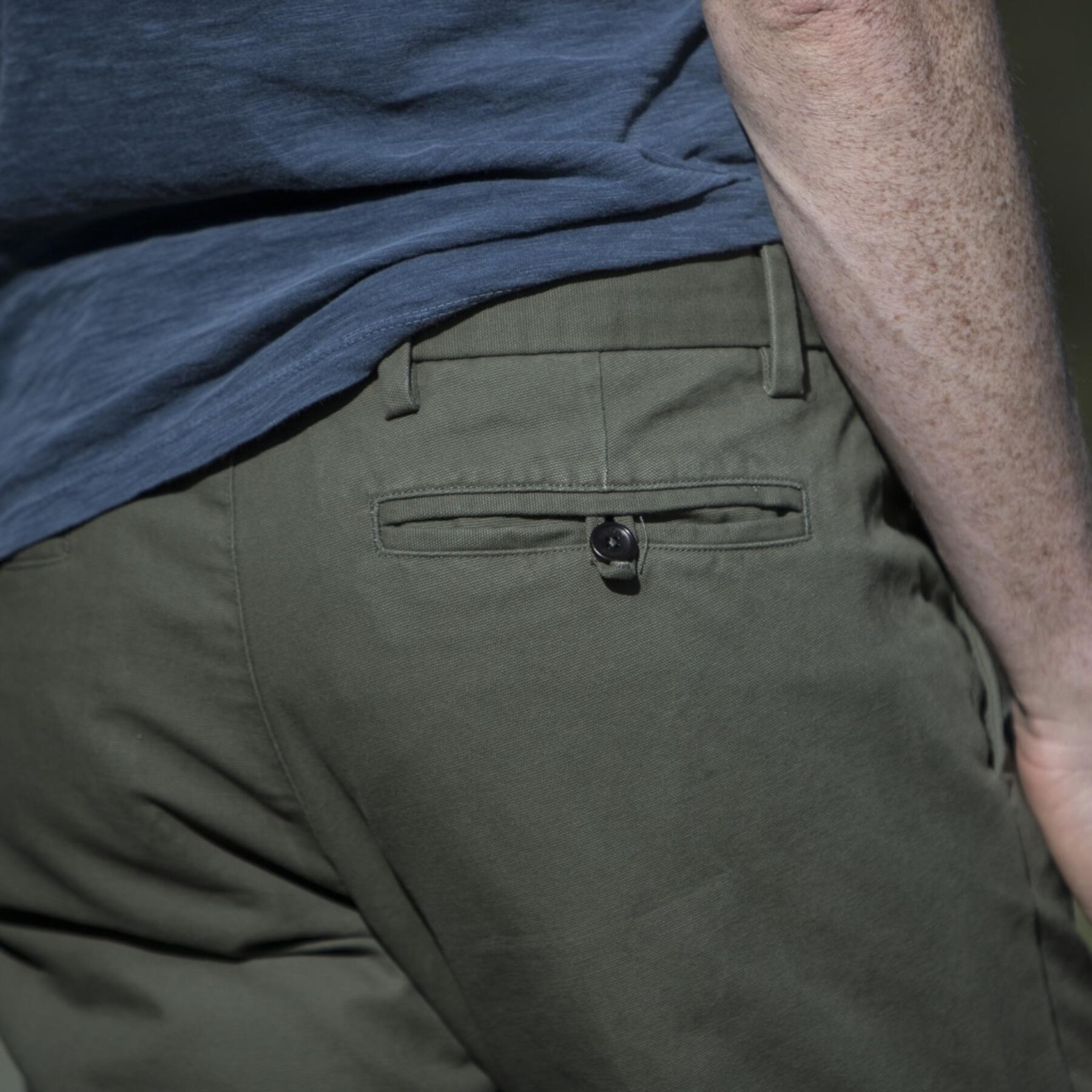 gustin #168 sanded canvas chinos - army green