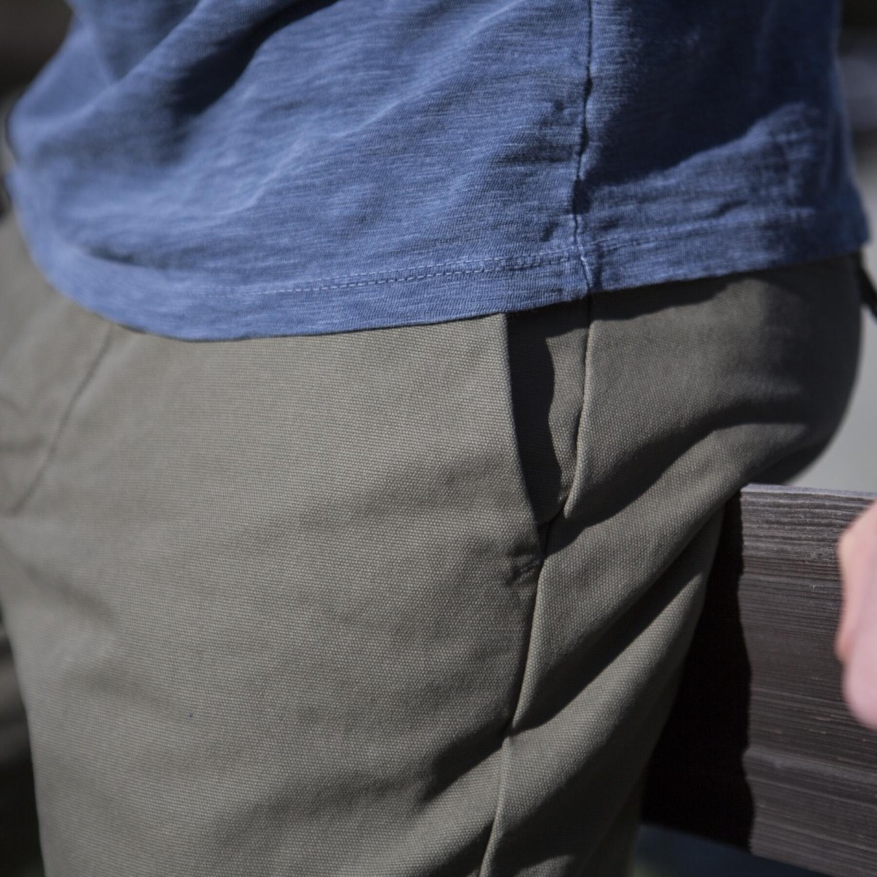 gustin #168 sanded canvas chinos - army green