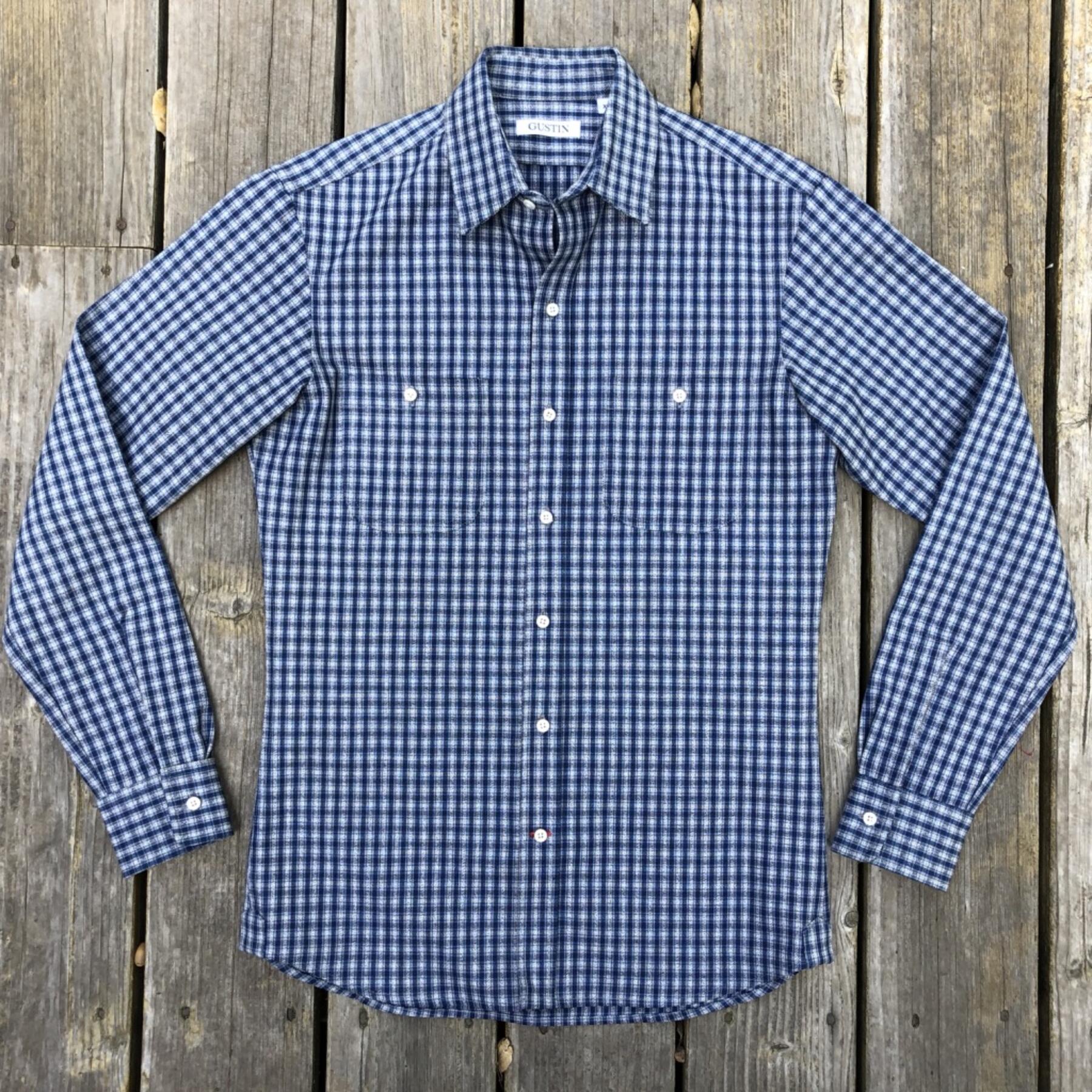 gustin #572 american superheavy indigo plaid