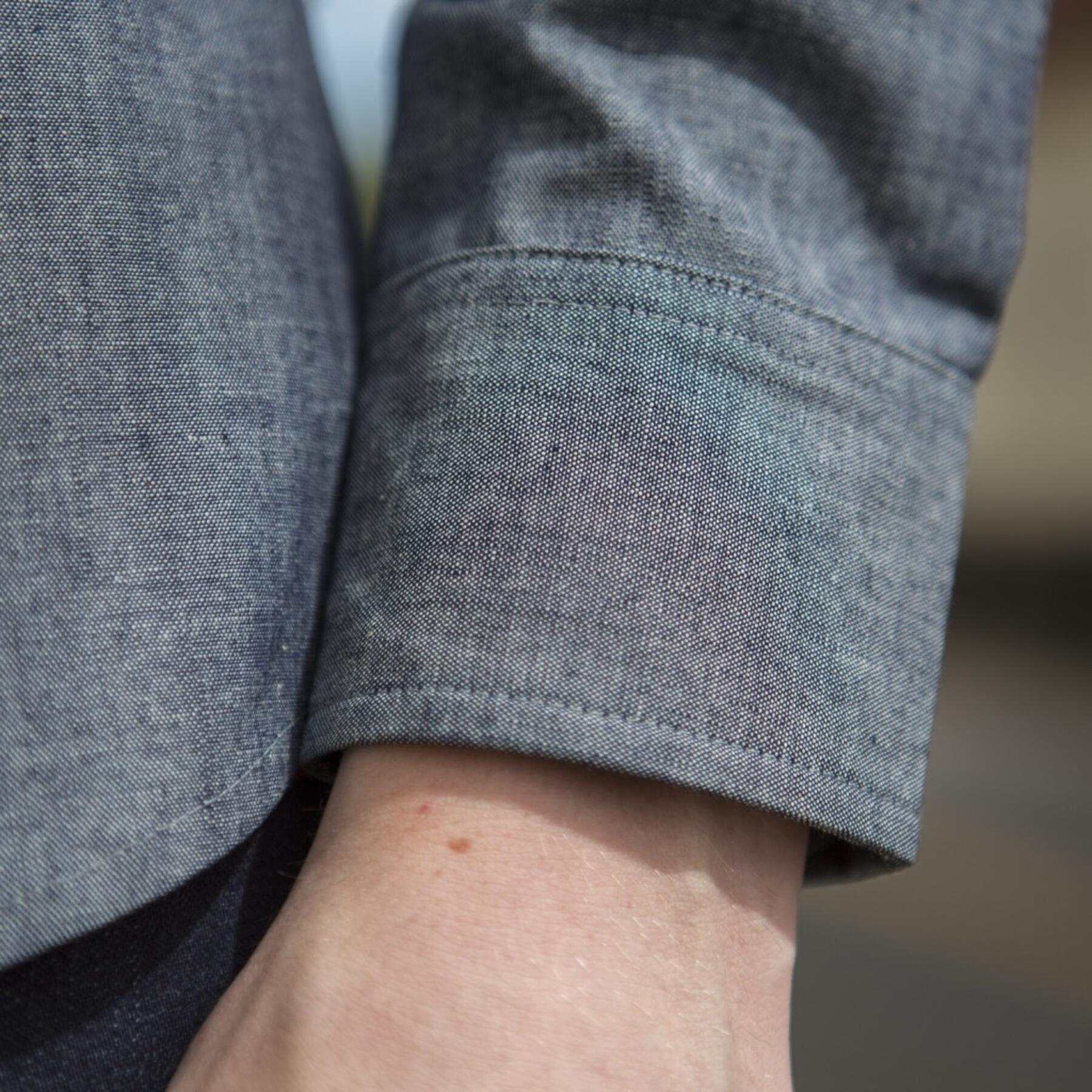 gustin #573 cone indigo chambray
