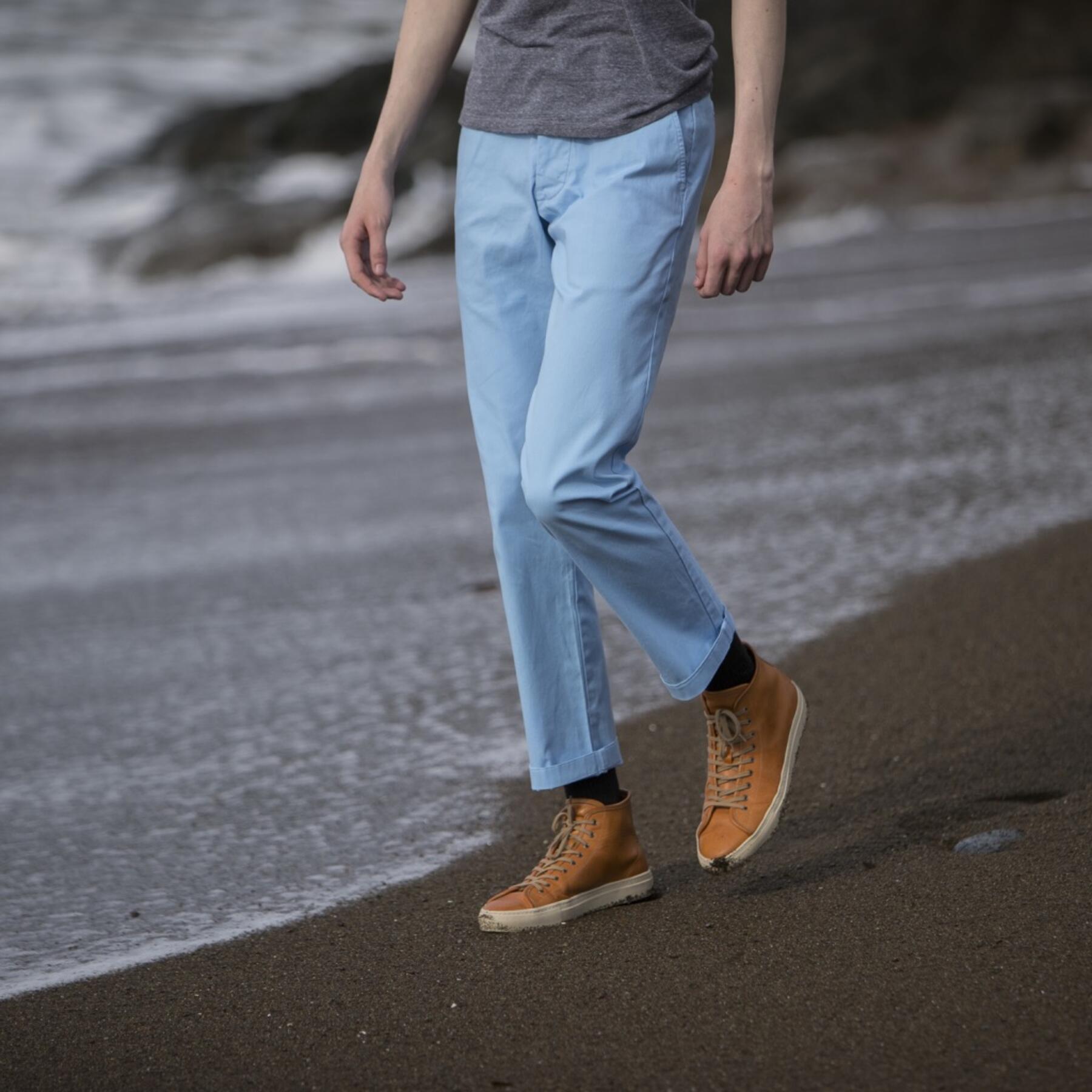 gustin #169 sky stretch canvas chinos