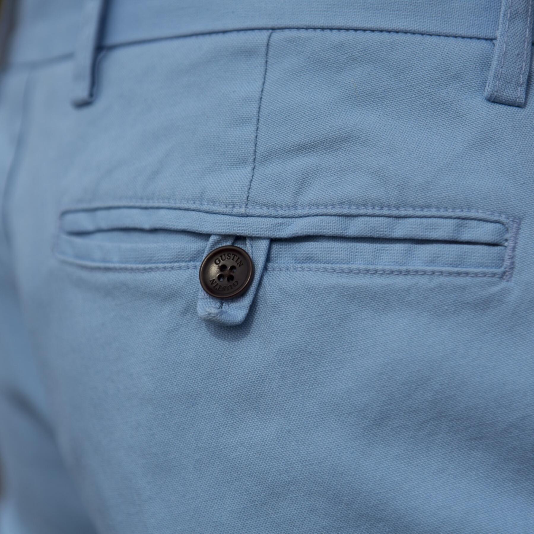 gustin #169 sky stretch canvas chinos