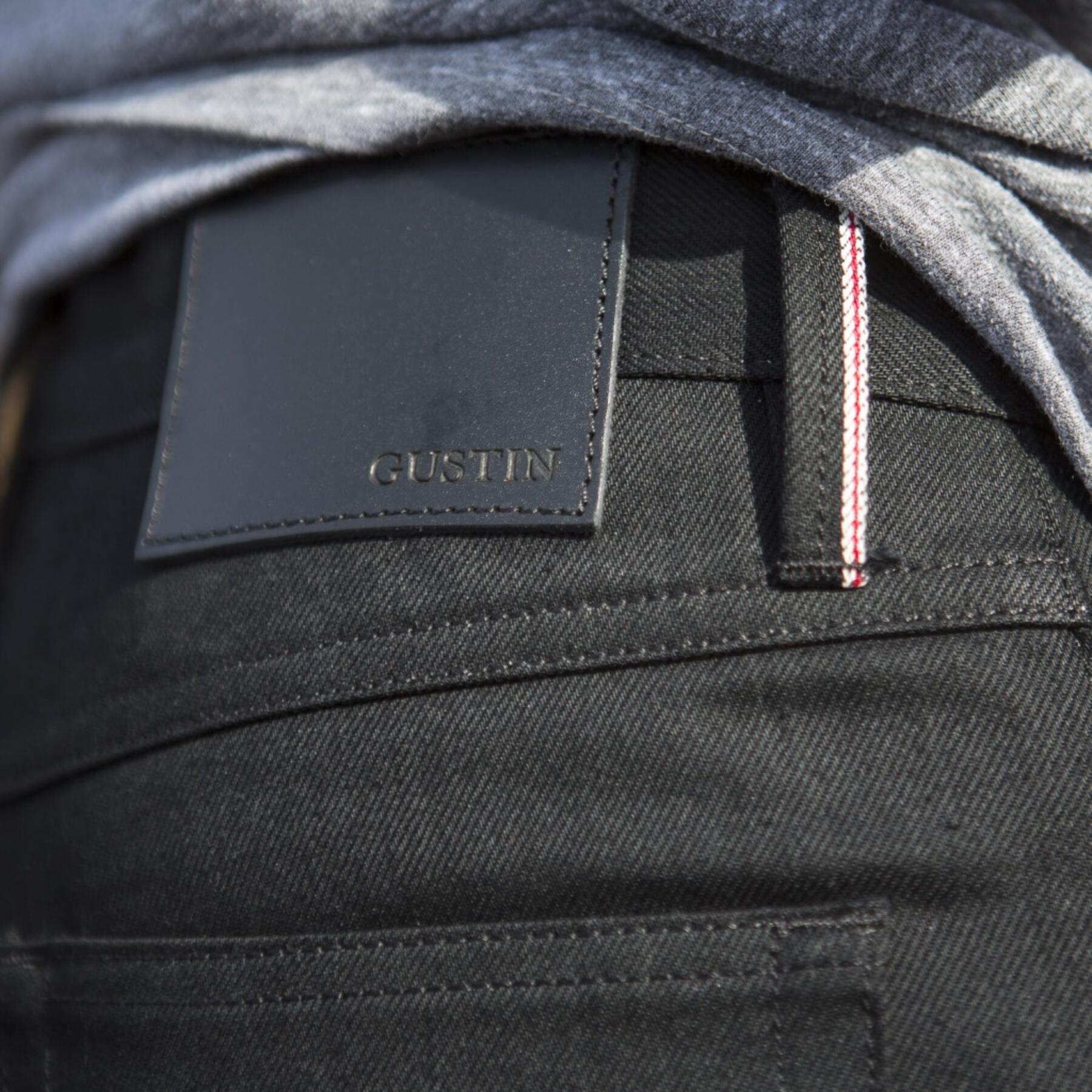 gustin #286 black x black stretch
