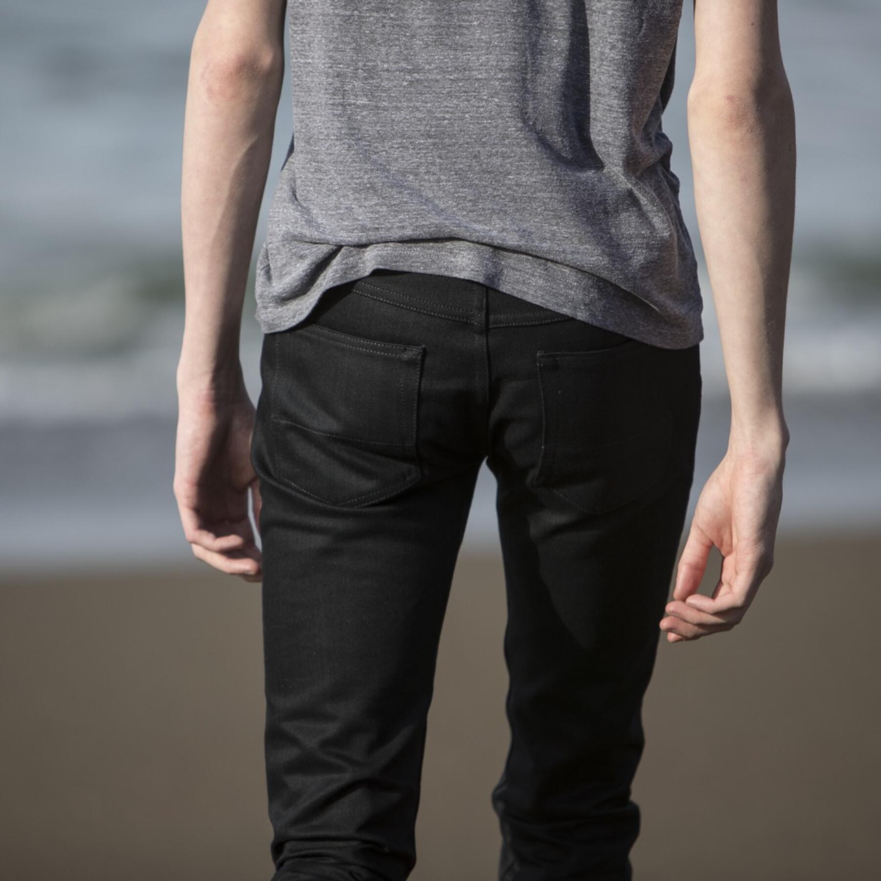 gustin #286 black x black stretch