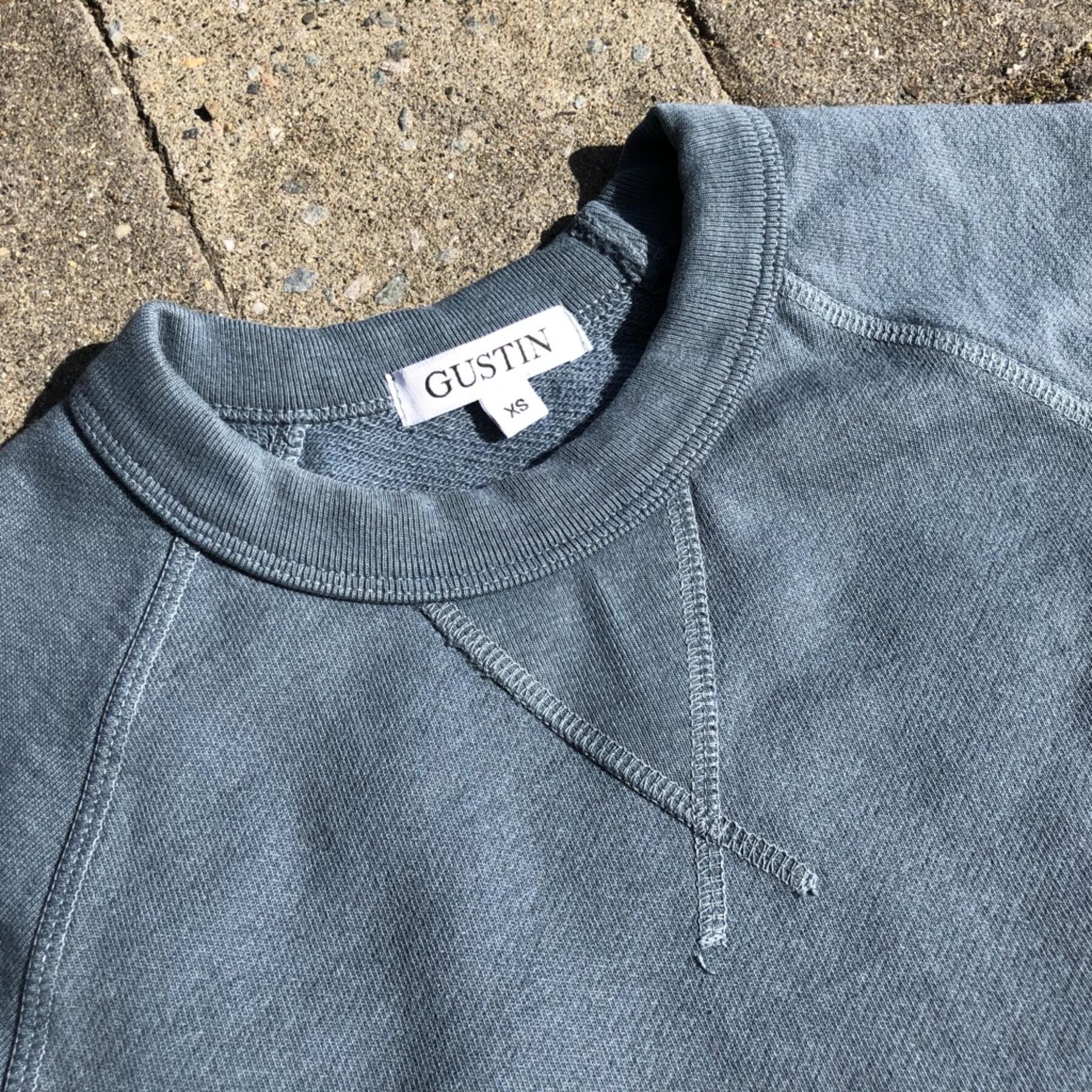 gustin vintage dye sweatshirt - ocean