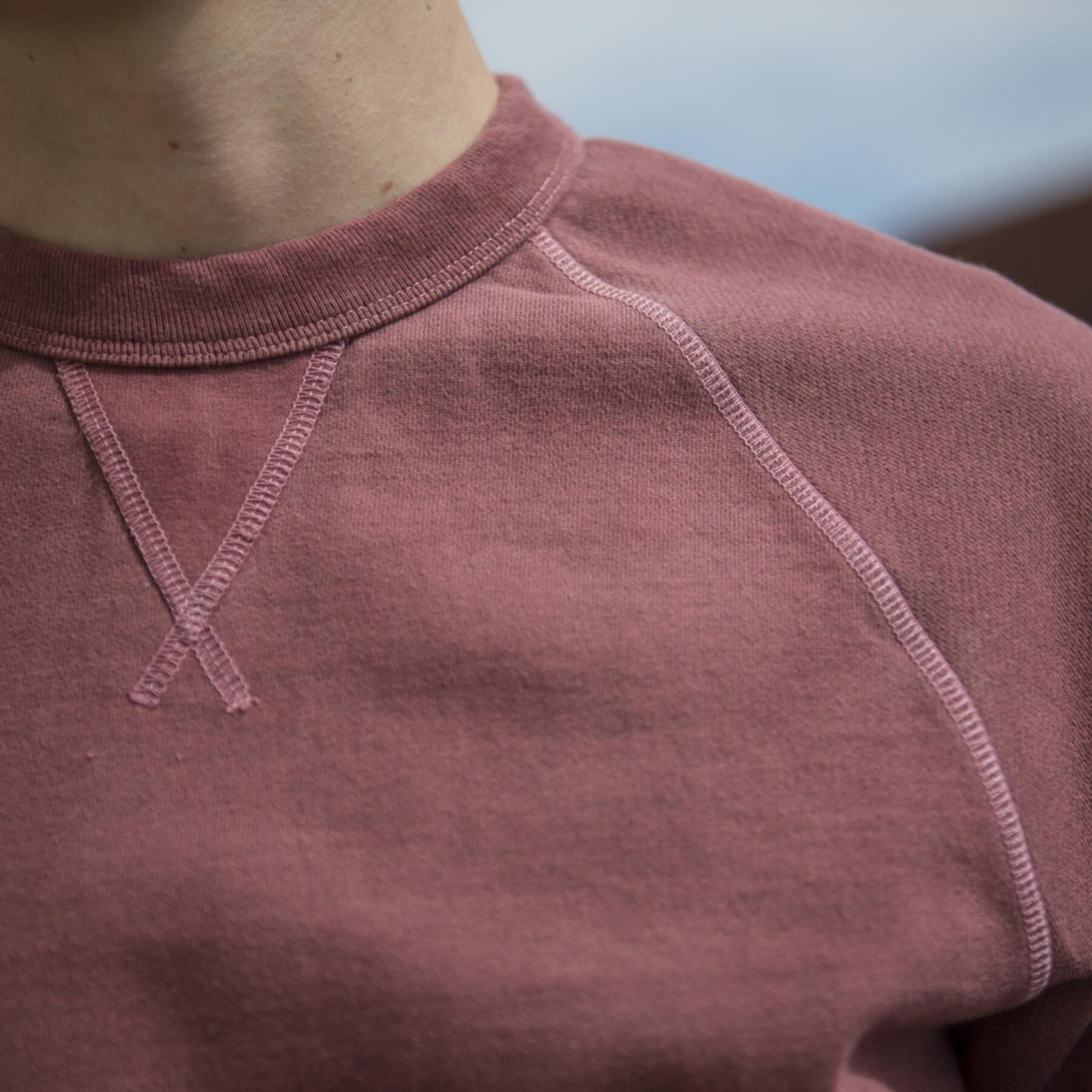 gustin vintage dye sweatshirt - red