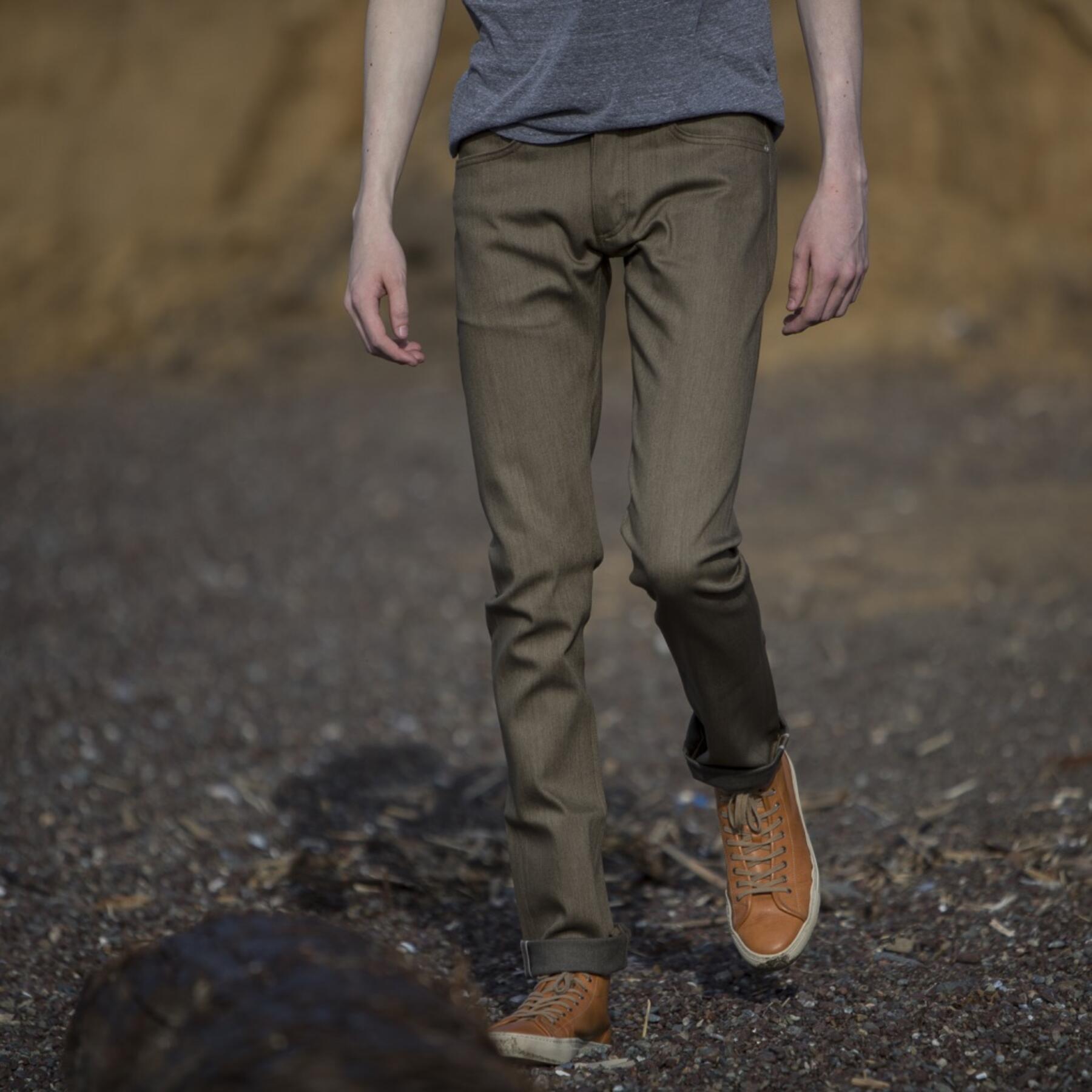 gustin #381 brownxblack stretch