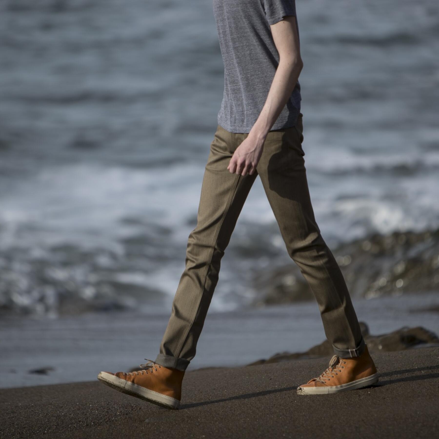 gustin #381 brownxblack stretch