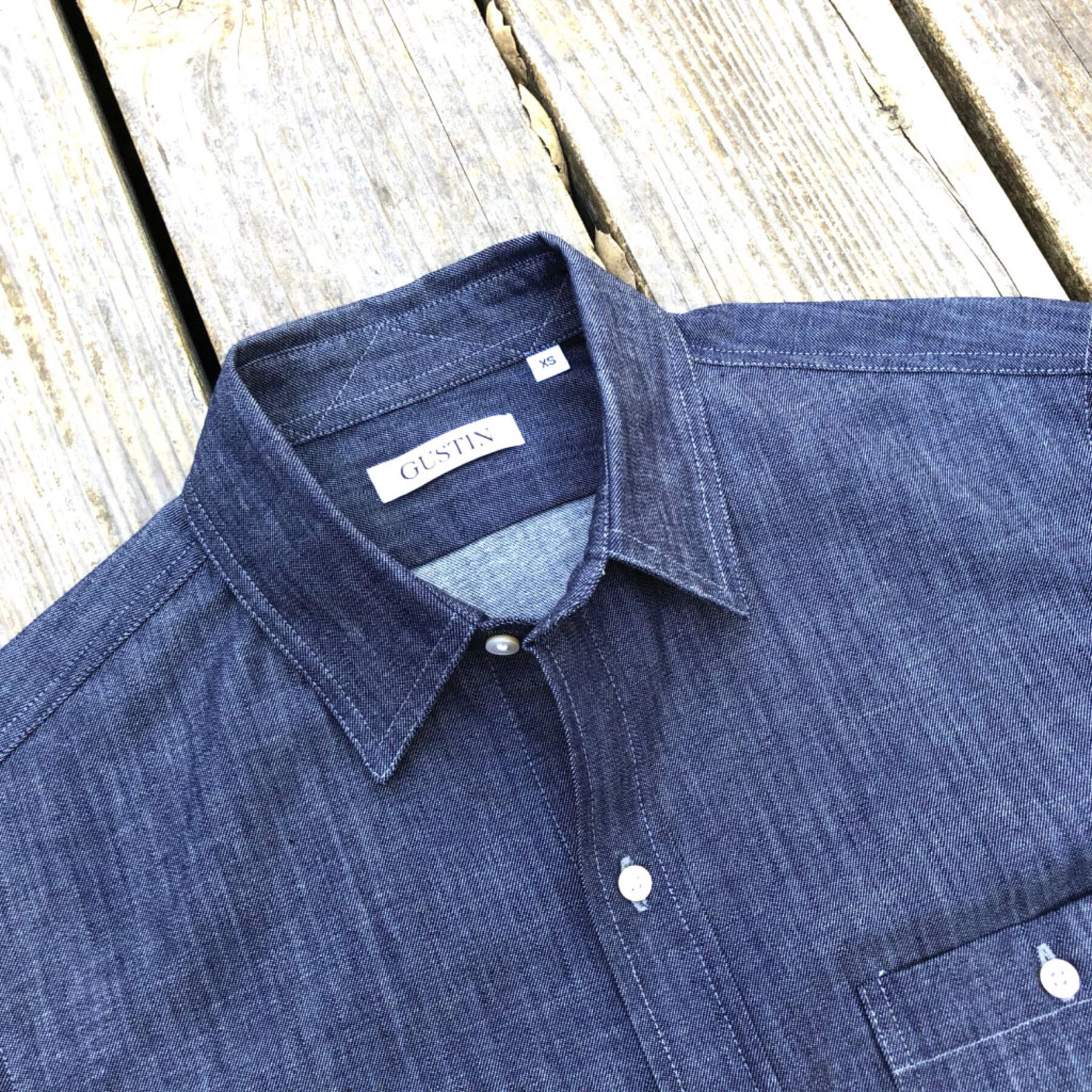 gustin #574 cone indigo twill