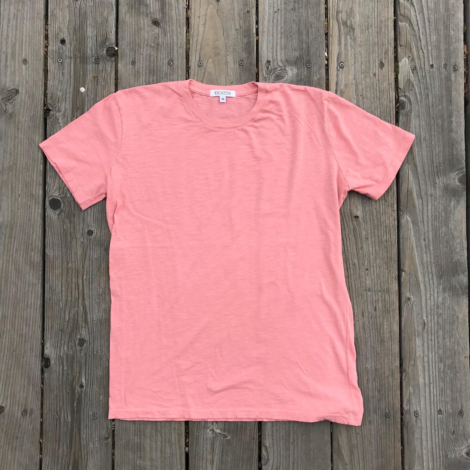 gustin slub cotton t-shirt 3pk (blush, peach, sky blue)