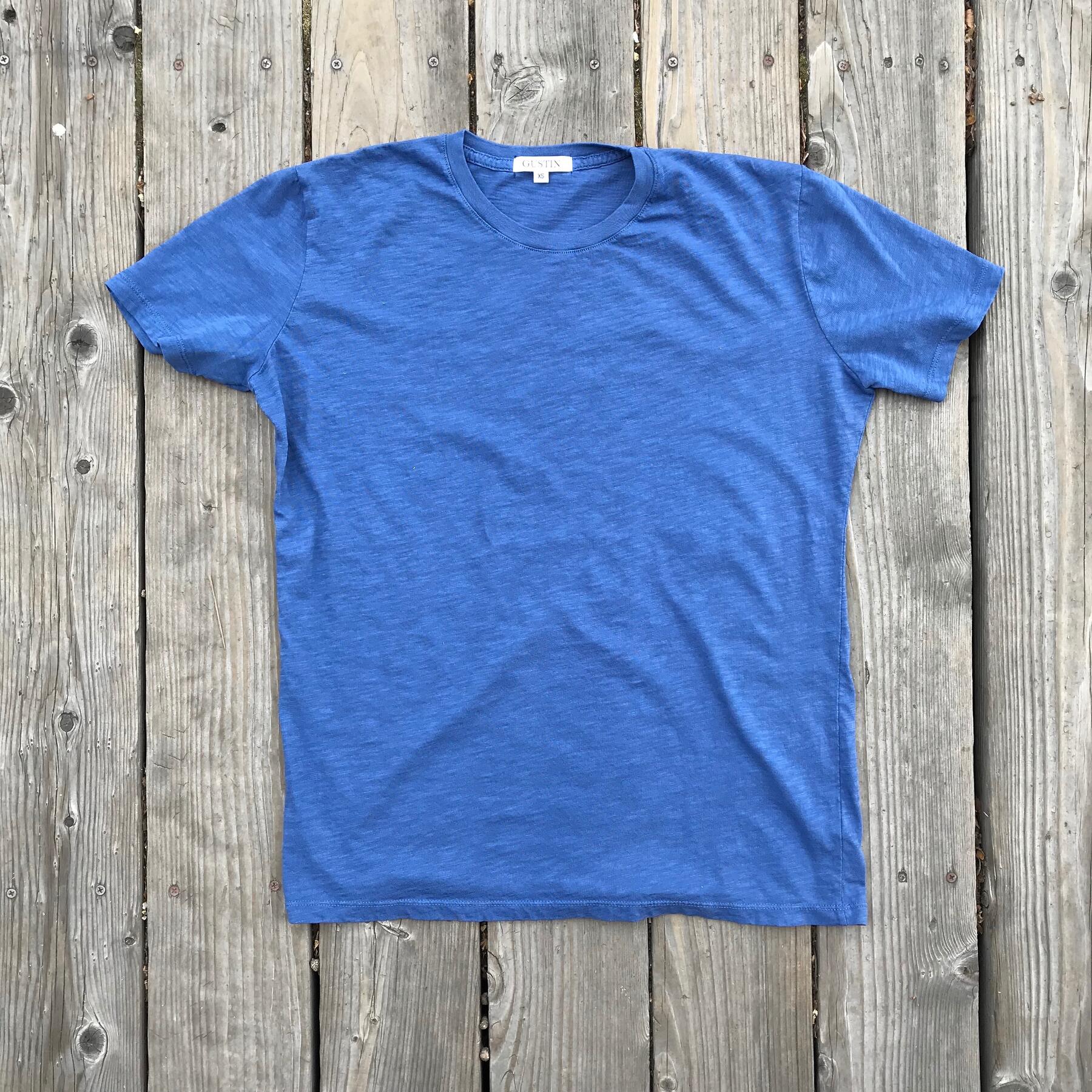 gustin slub cotton t-shirt 3pk (crimson, gold, faded blue)