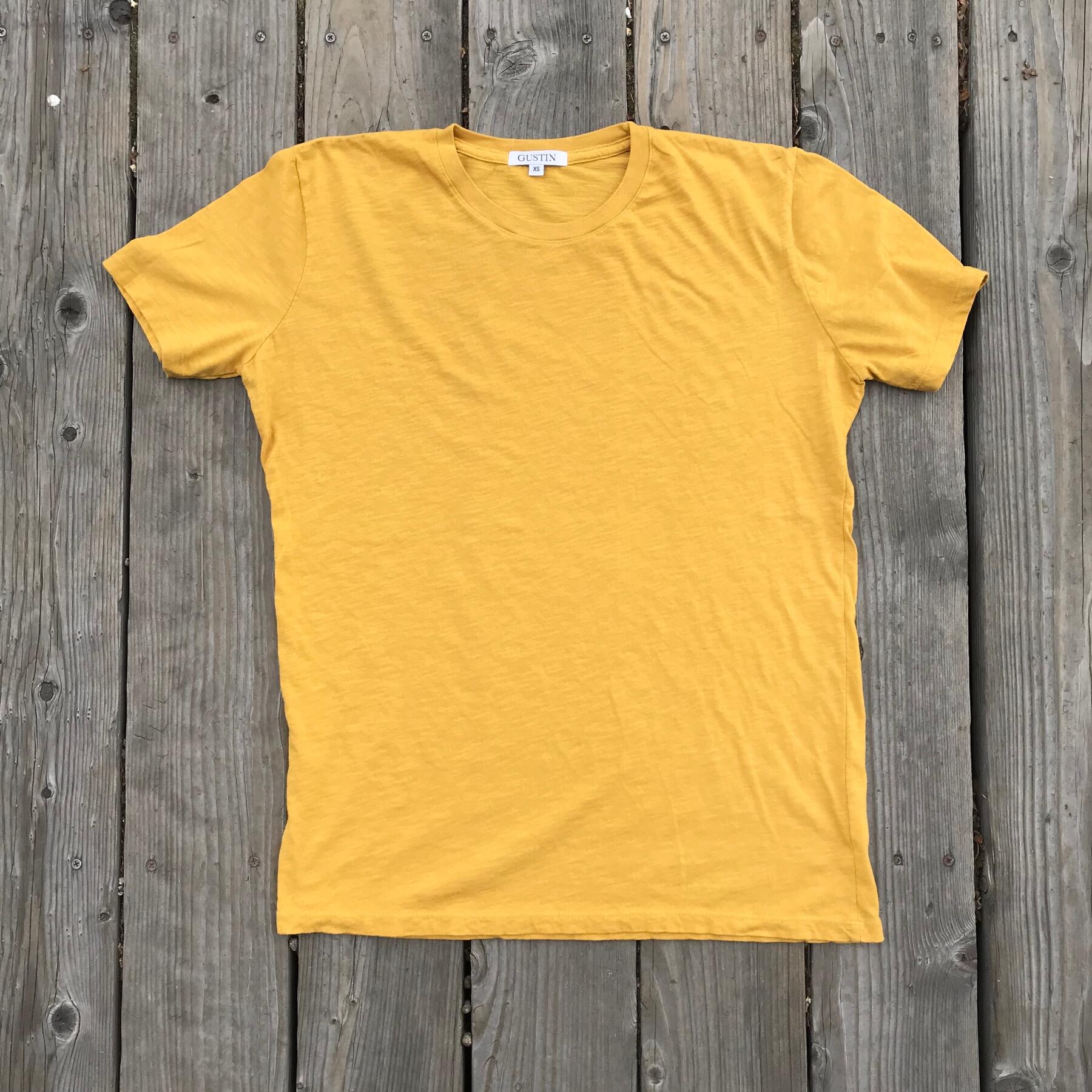 gustin slub cotton t-shirt 3pk (crimson, gold, faded blue)