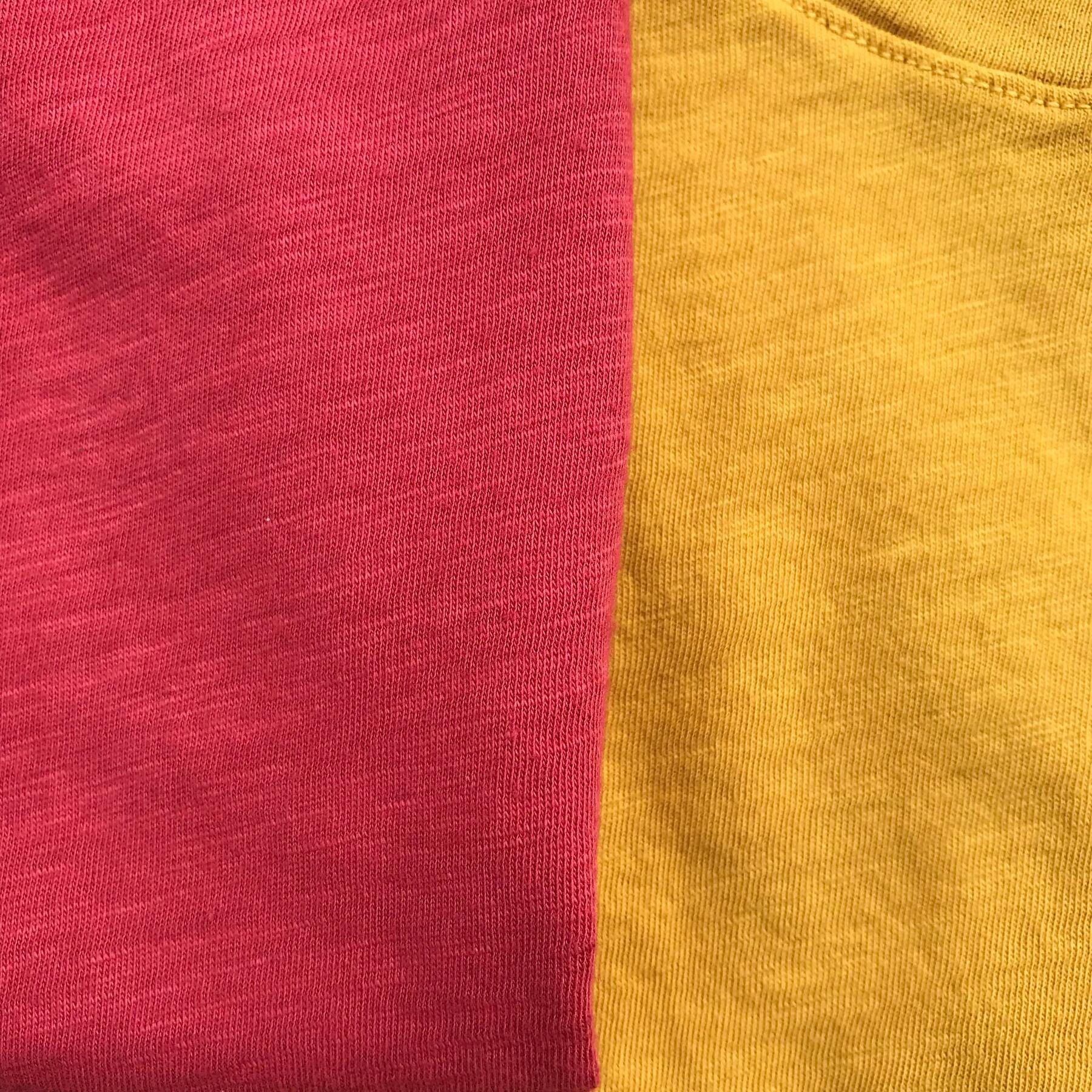 gustin slub cotton t-shirt 3pk (crimson, gold, faded blue)