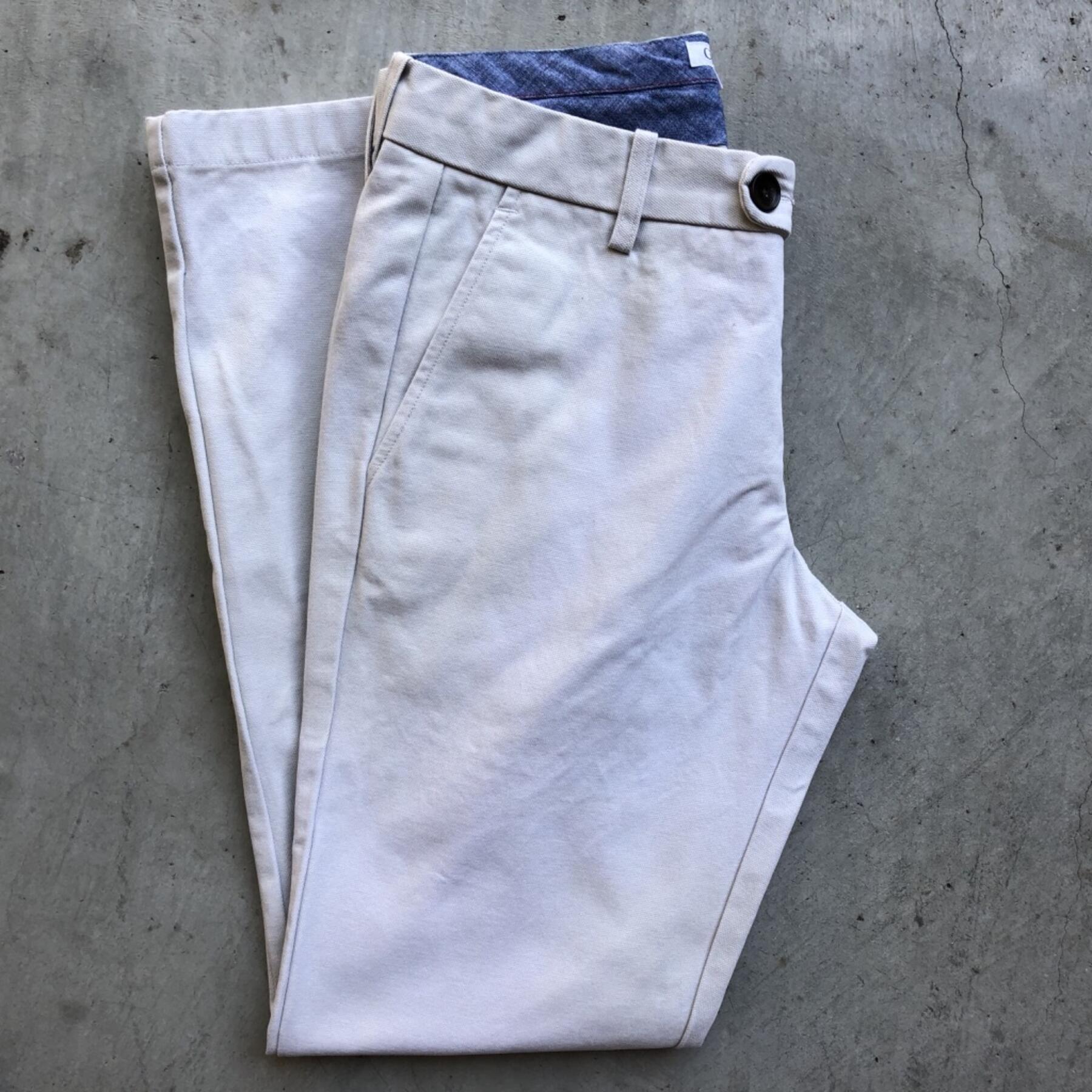 gustin #172 stone canvas chinos