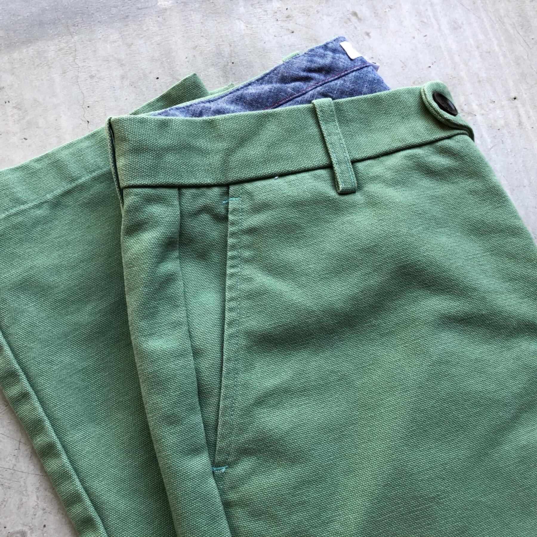 gustin #173 spring green canvas chinos