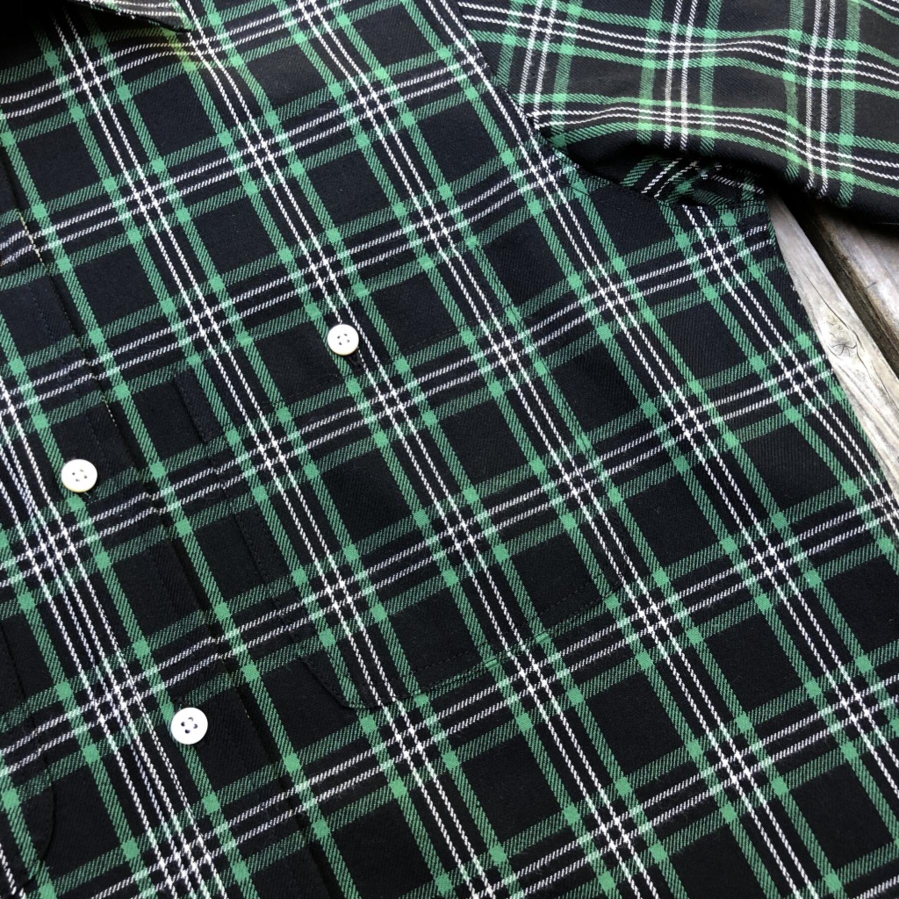 gustin #132 green black twill