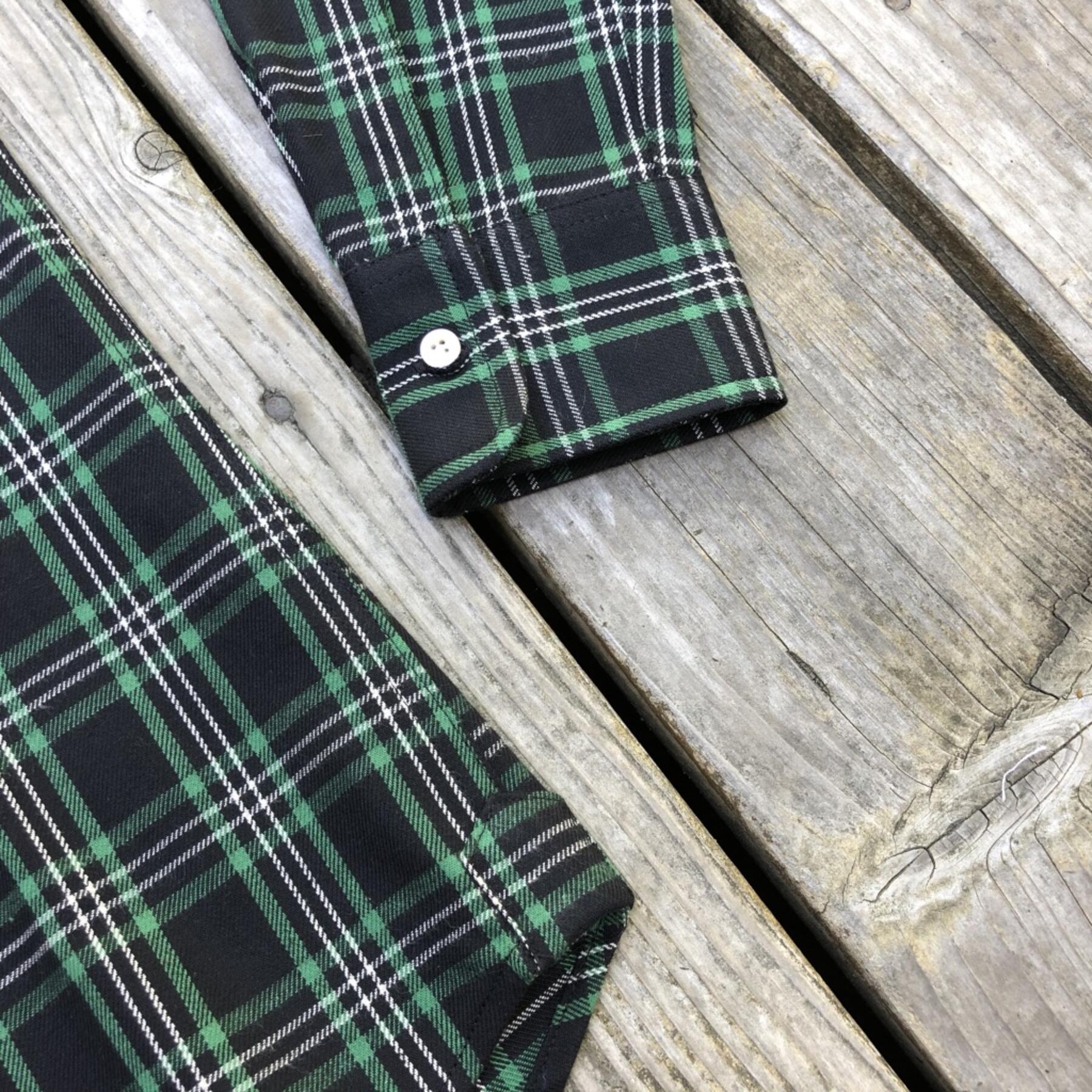gustin #132 green black twill