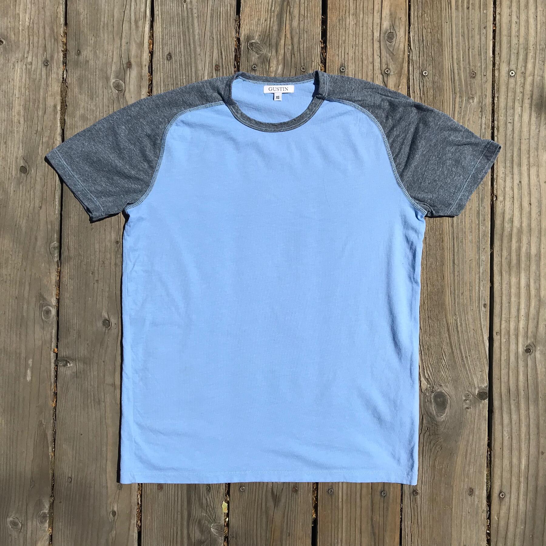 gustin raglan t-shirt 2pk (peach, sky blue)