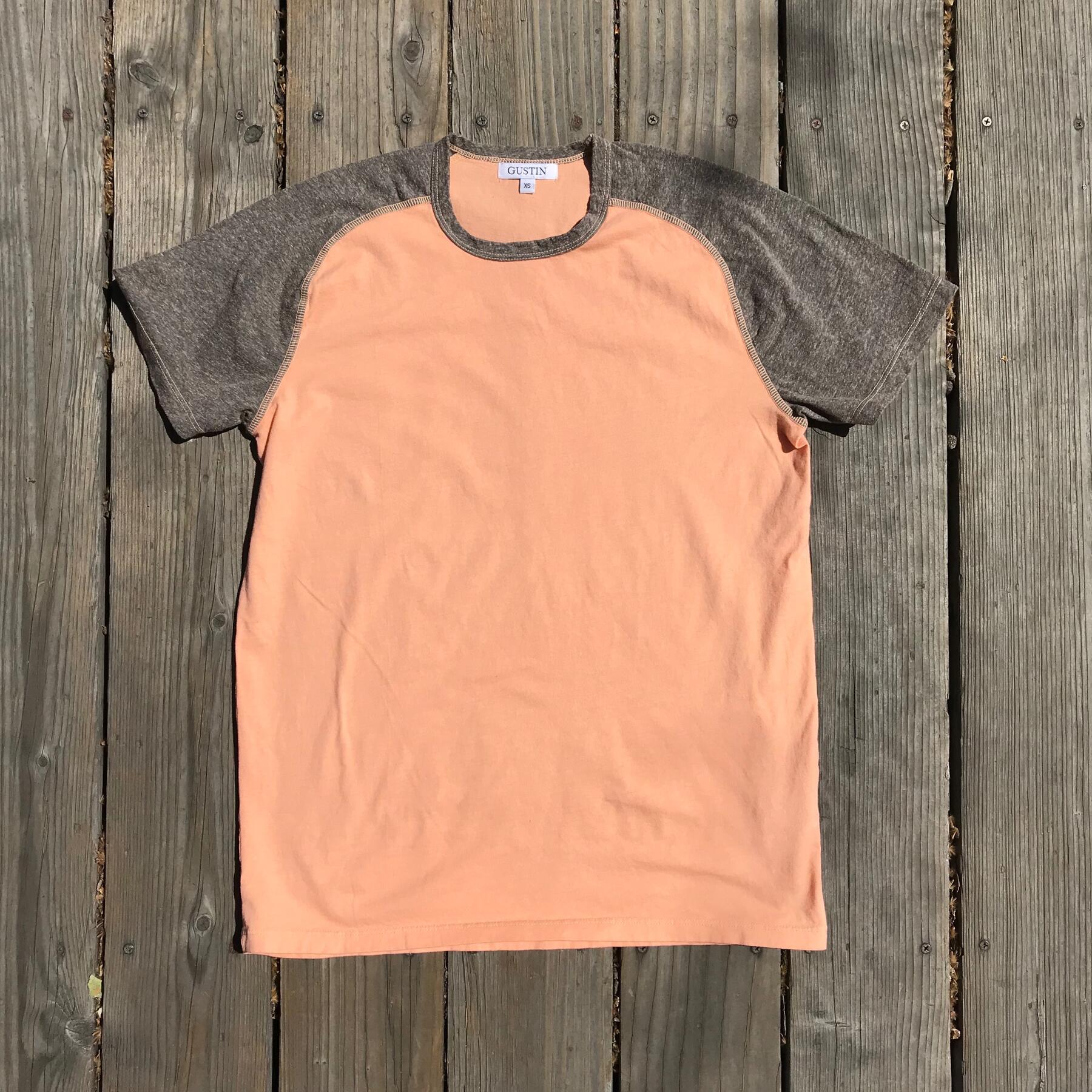 gustin raglan t-shirt 2pk (peach, sky blue)
