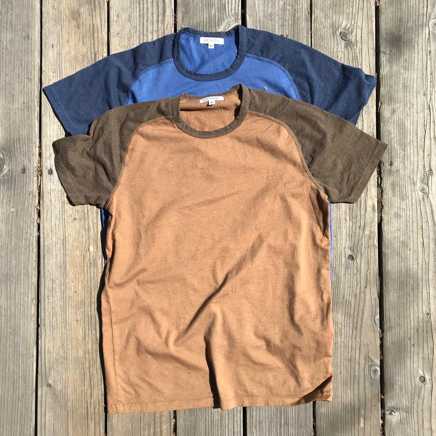 gustin raglan t-shirt 2pk (tierra, faded blue)