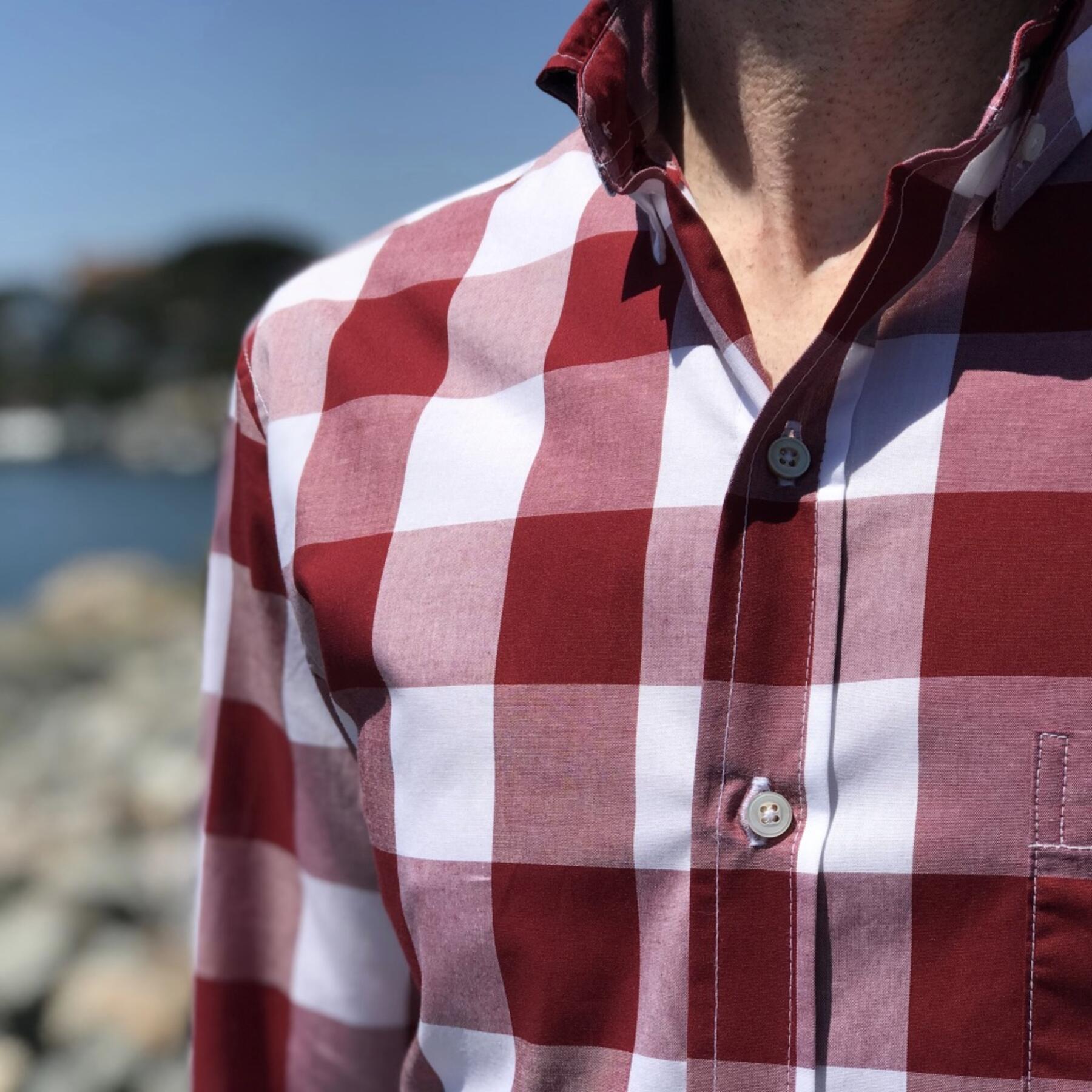gustin #178 crimson buffalo check