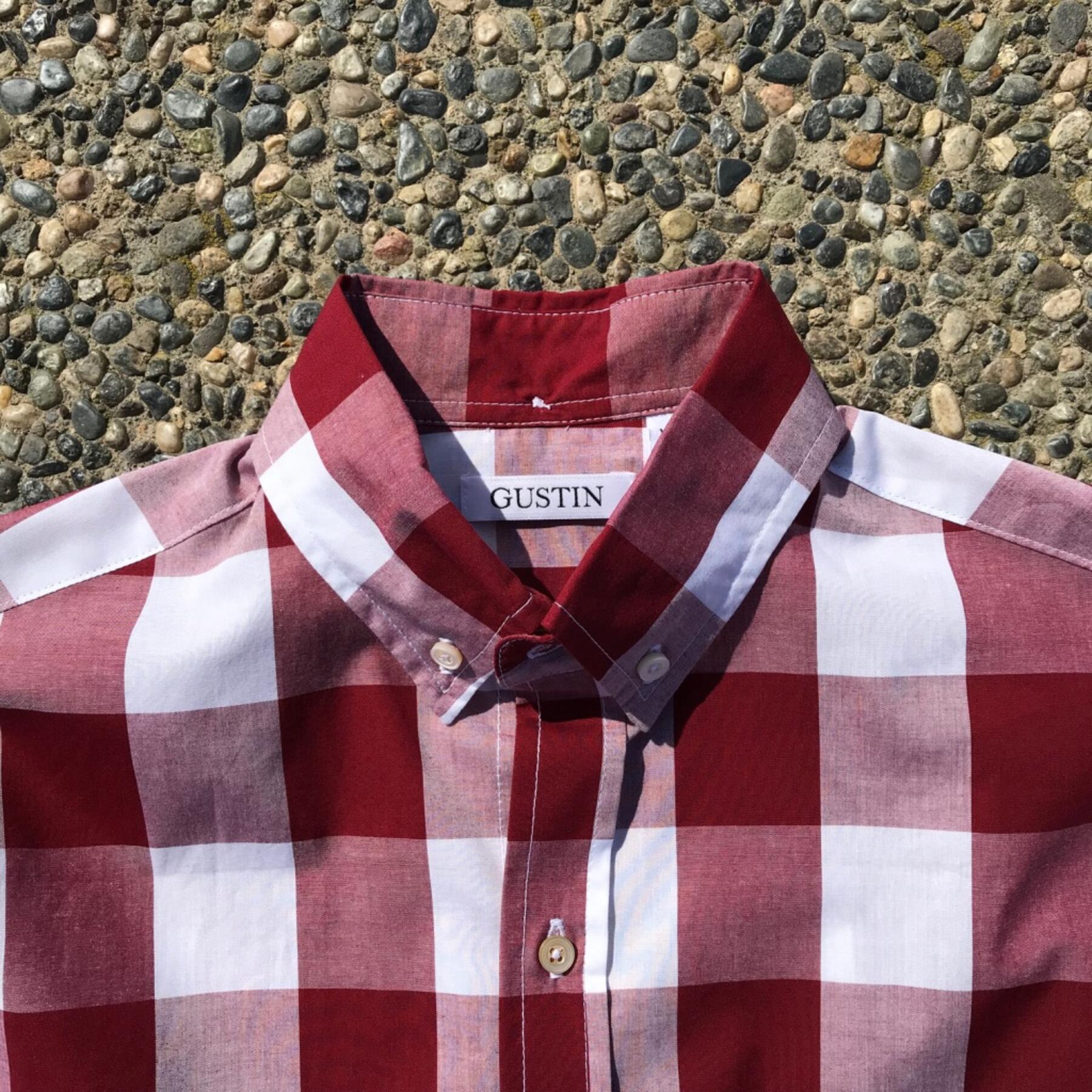 gustin #178 crimson buffalo check