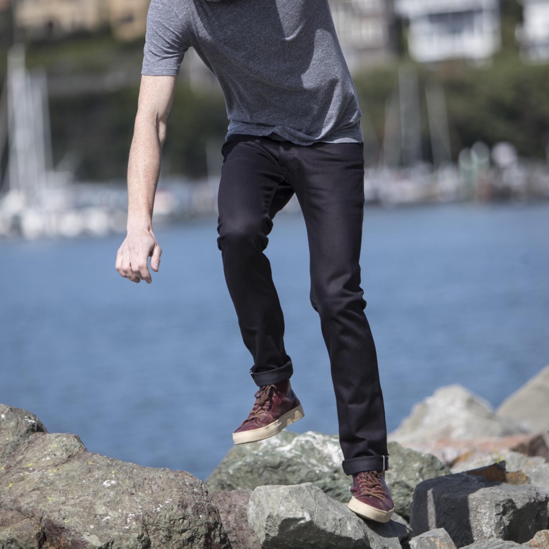 gustin #385 double indigo stretch