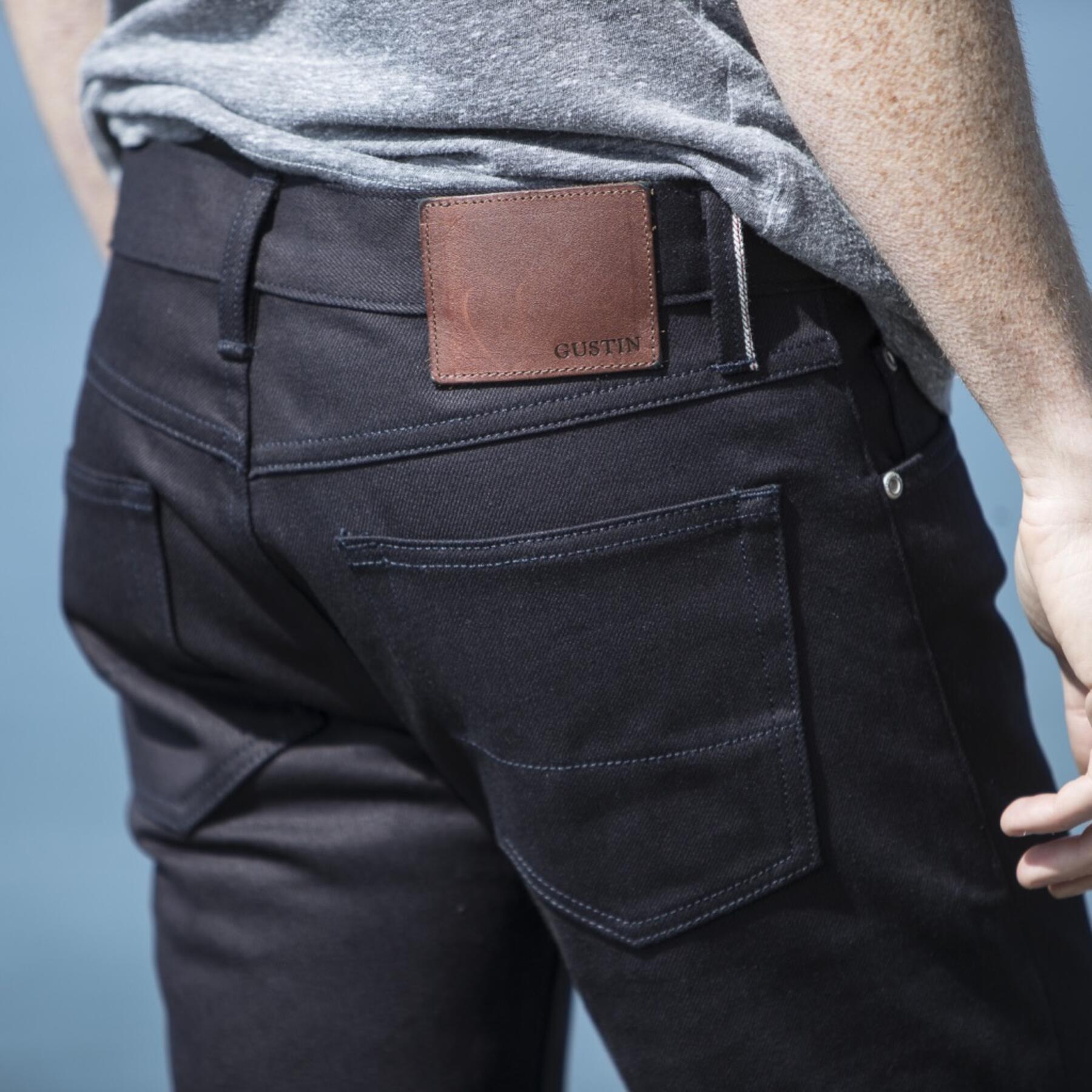 gustin #385 double indigo stretch