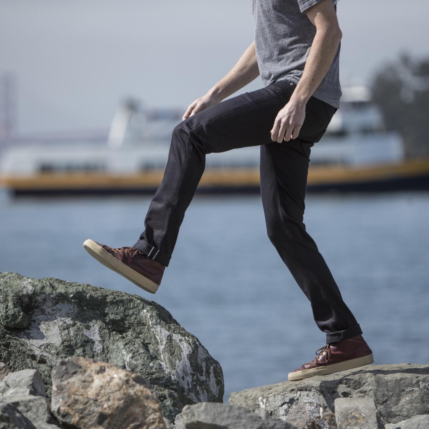 gustin #385 double indigo stretch