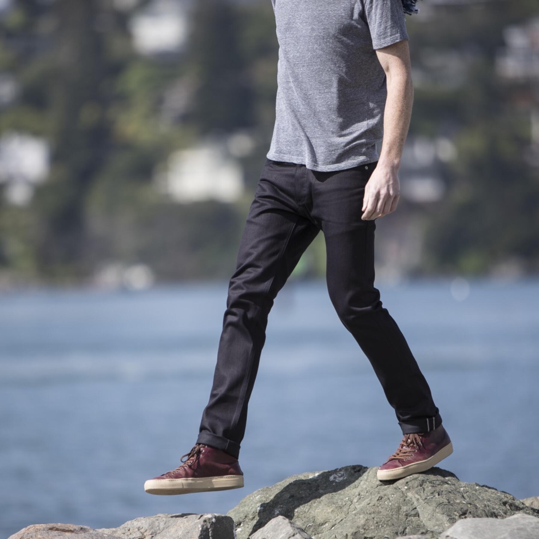gustin #385 double indigo stretch