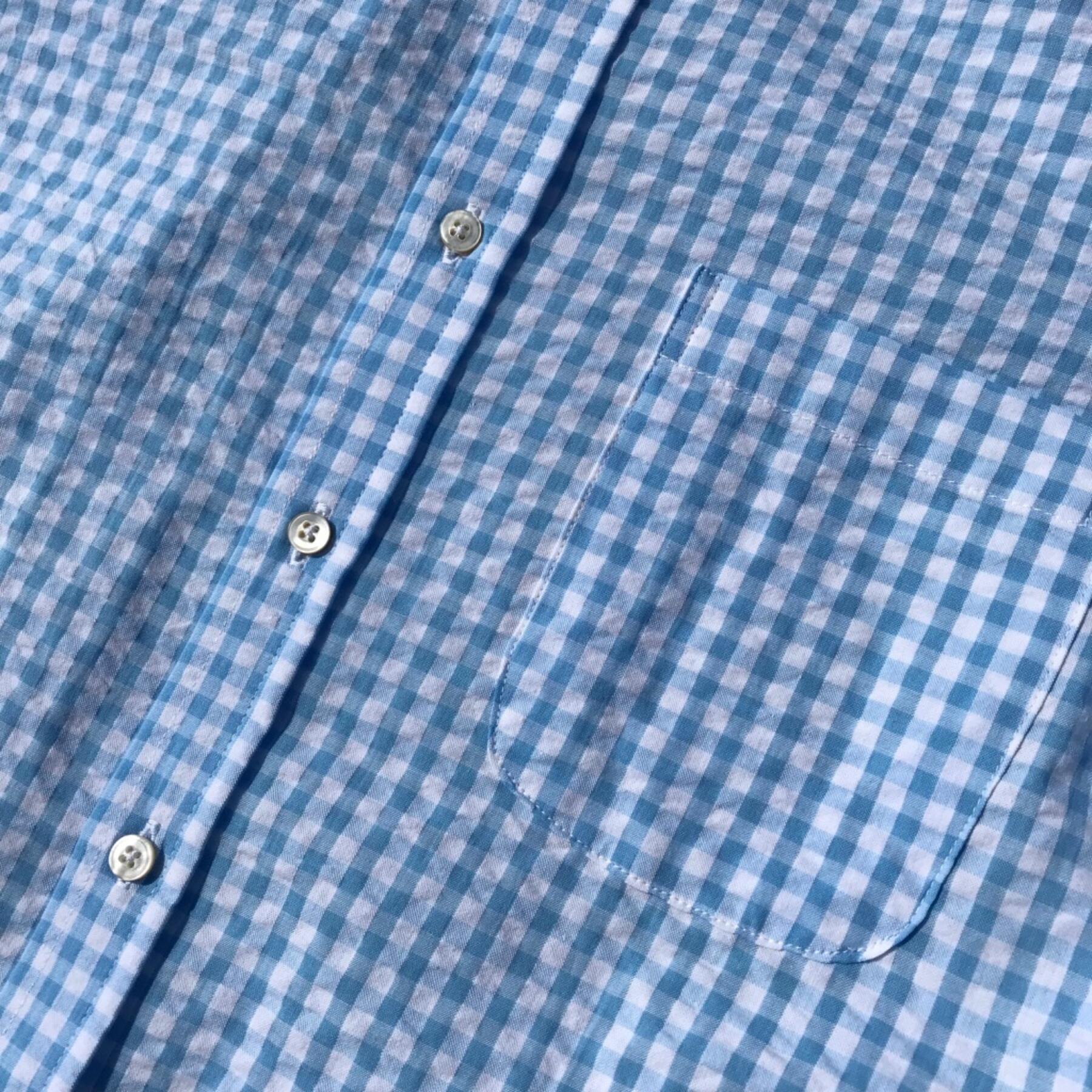 gustin #49 babyblue seersucker gingham