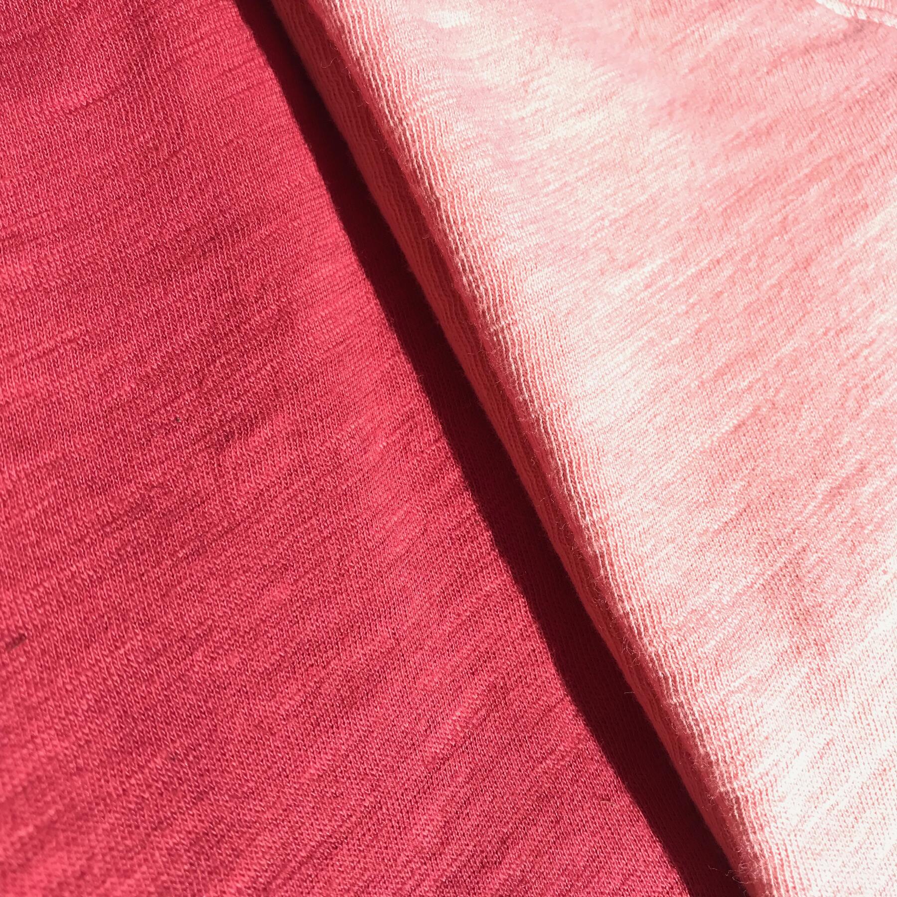 gustin slub cotton t-shirt - red 2pk