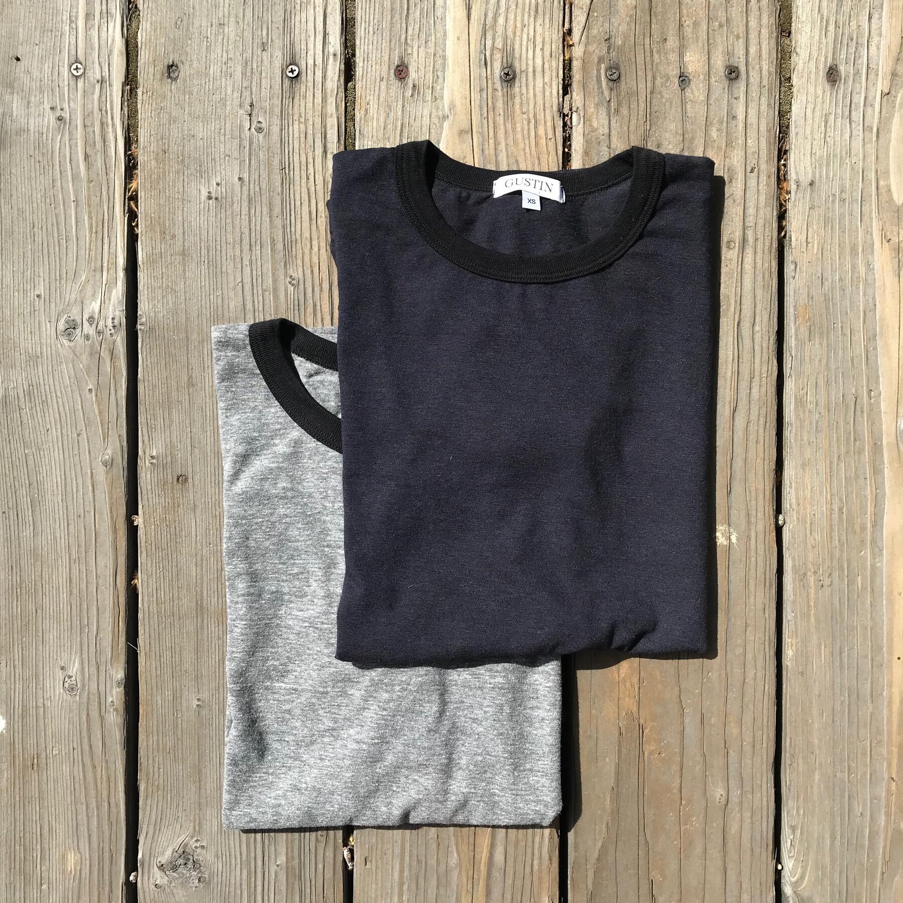 gustin ringer heather t-shirt 2pk - grey, navy