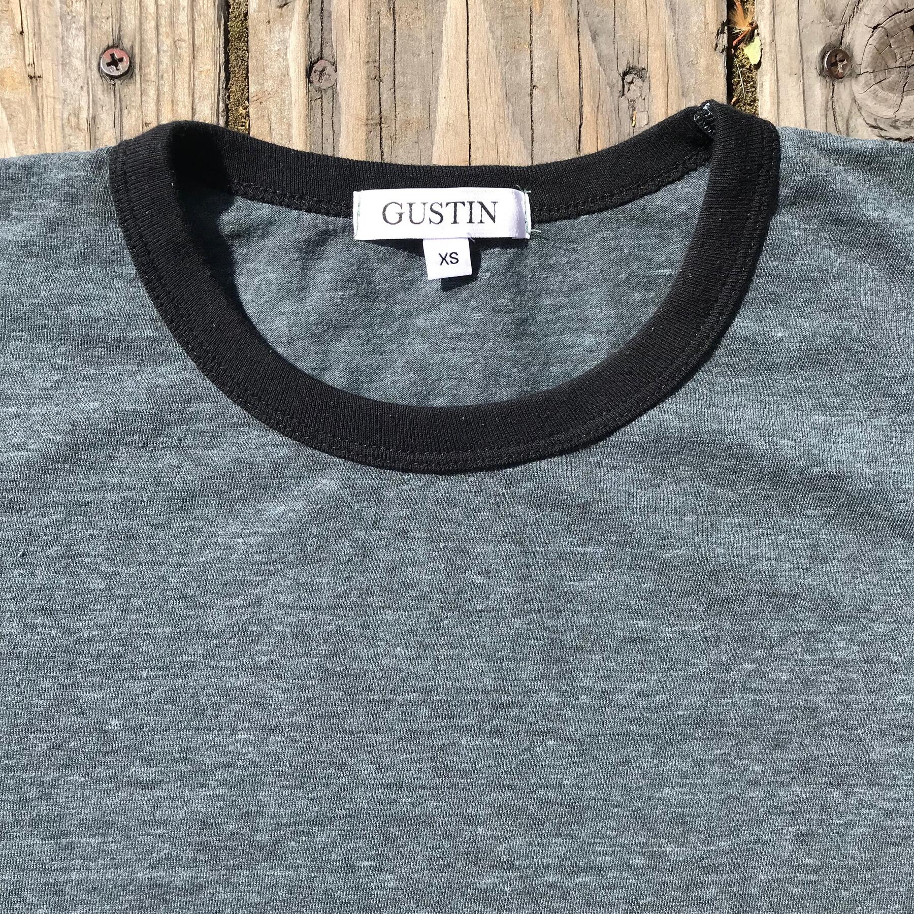 gustin ringer heather t-shirt 2pk - stone, aqua