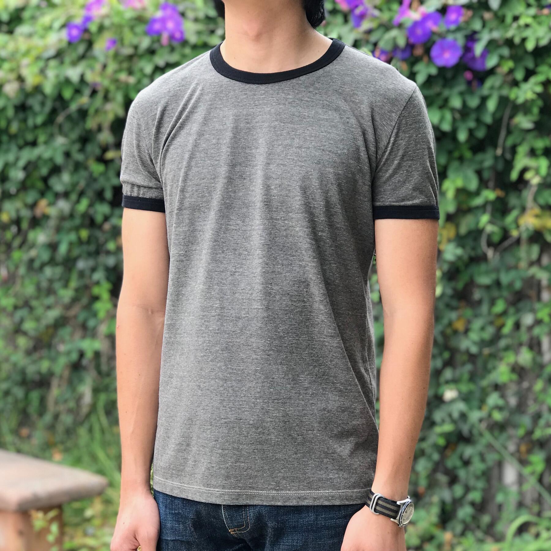 gustin ringer heather t-shirt 4pk - navy, grey, stone, aqua