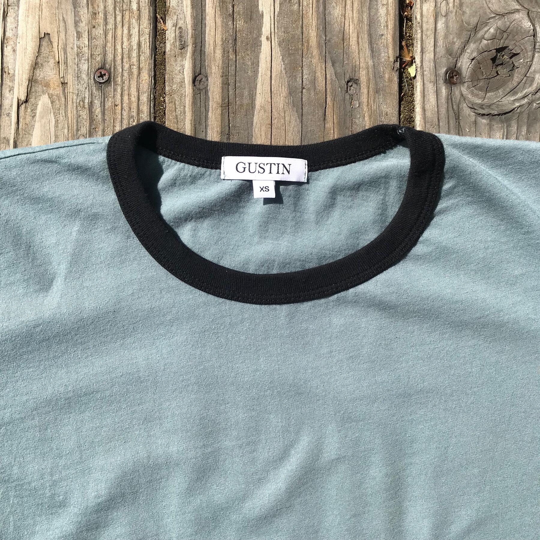 gustin ringer cotton t-shirt 2pk - taupe, slate