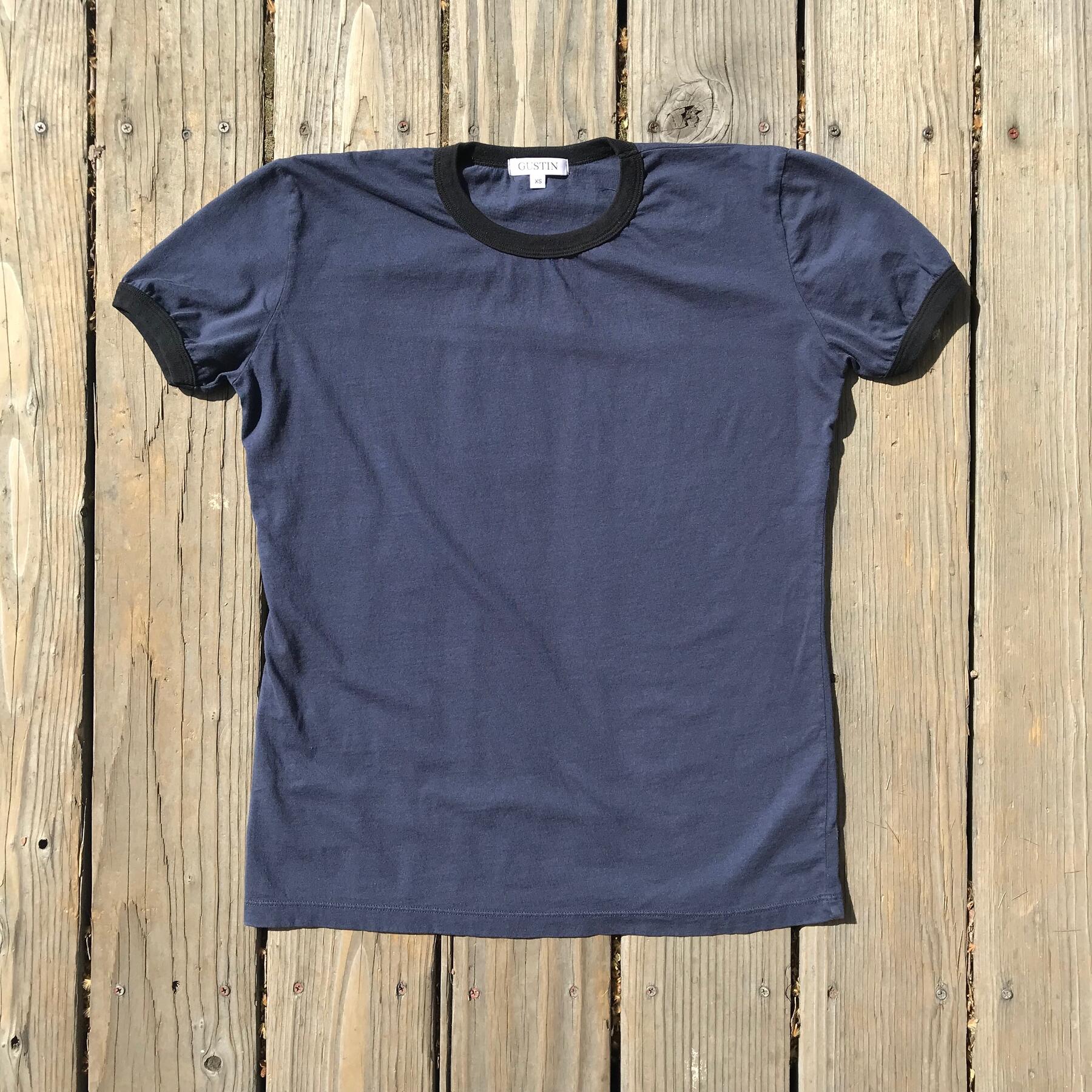 gustin ringer cotton t-shirt 2pk - navy, mint