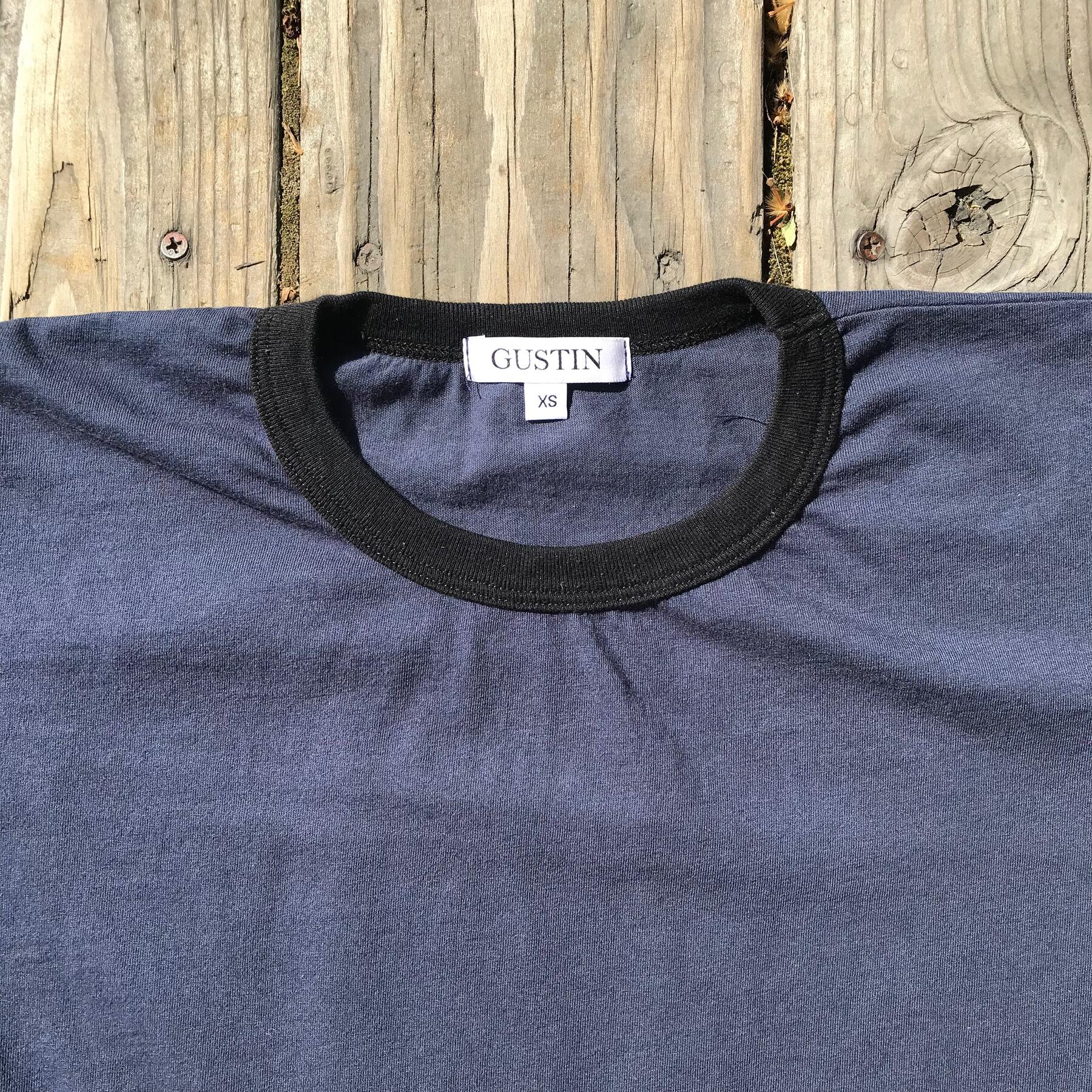 gustin ringer cotton t-shirt 2pk - navy, mint