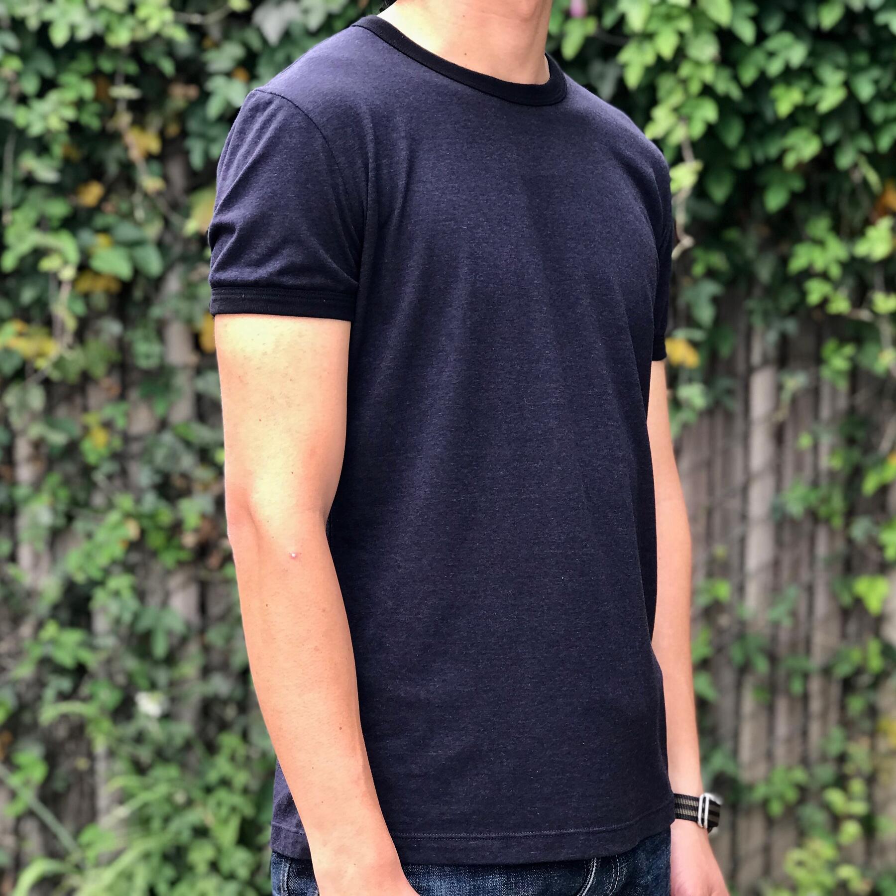 gustin ringer heather t-shirt 4pk - navy, grey, stone, aqua