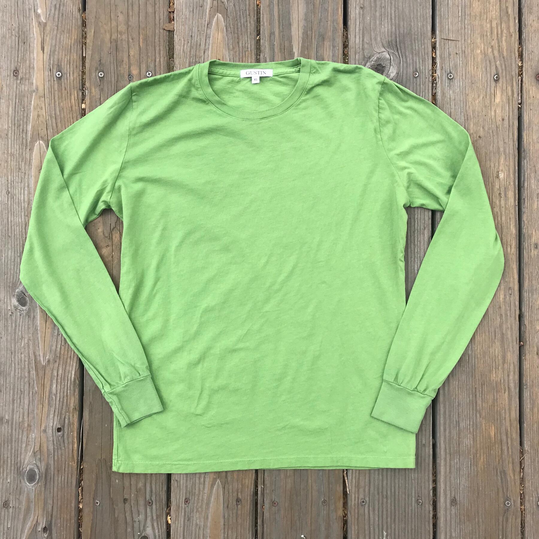 gustin usa long sleeve t-shirt 2pk - fern green, faded blue
