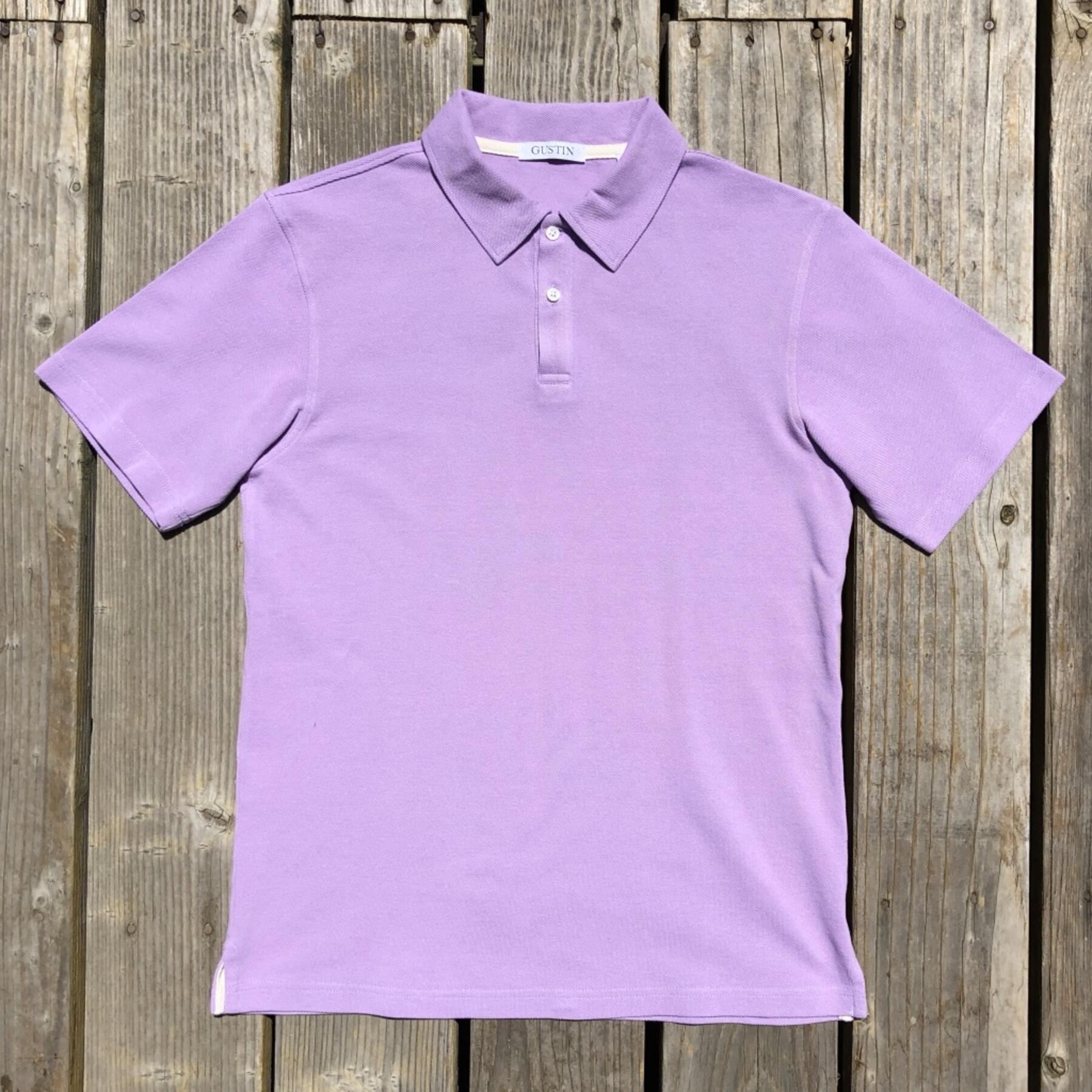 gustin japan pique polo magenta