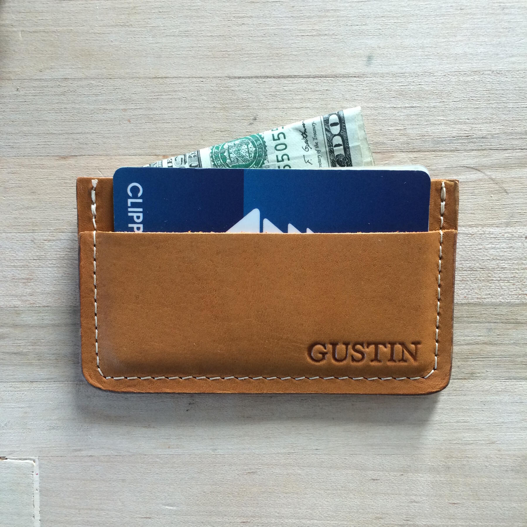 gustin memorial day mystery simple wallet