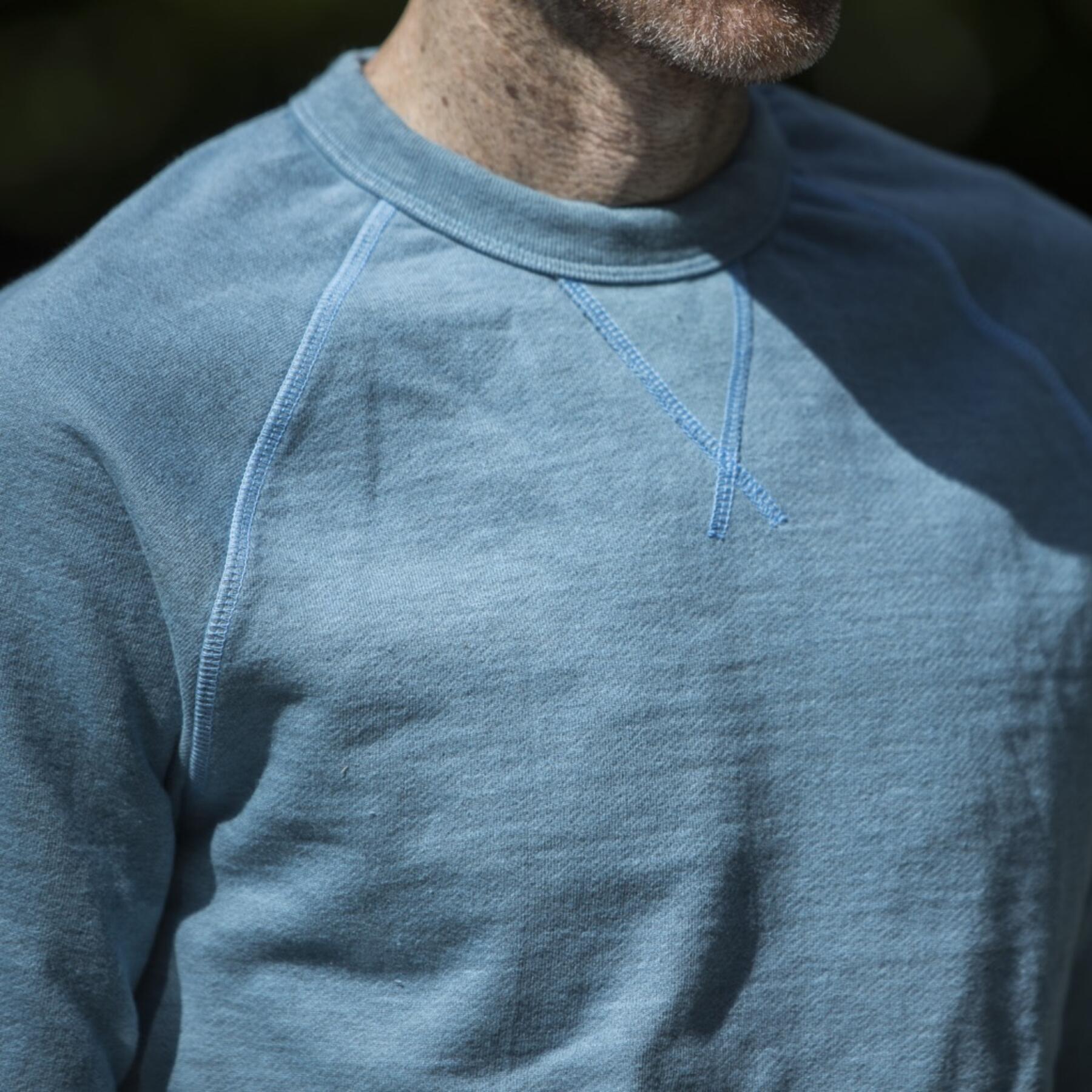 gustin sky blue sweatshirt