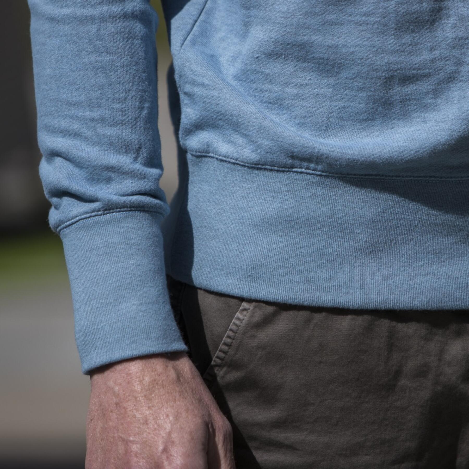 gustin sky blue sweatshirt