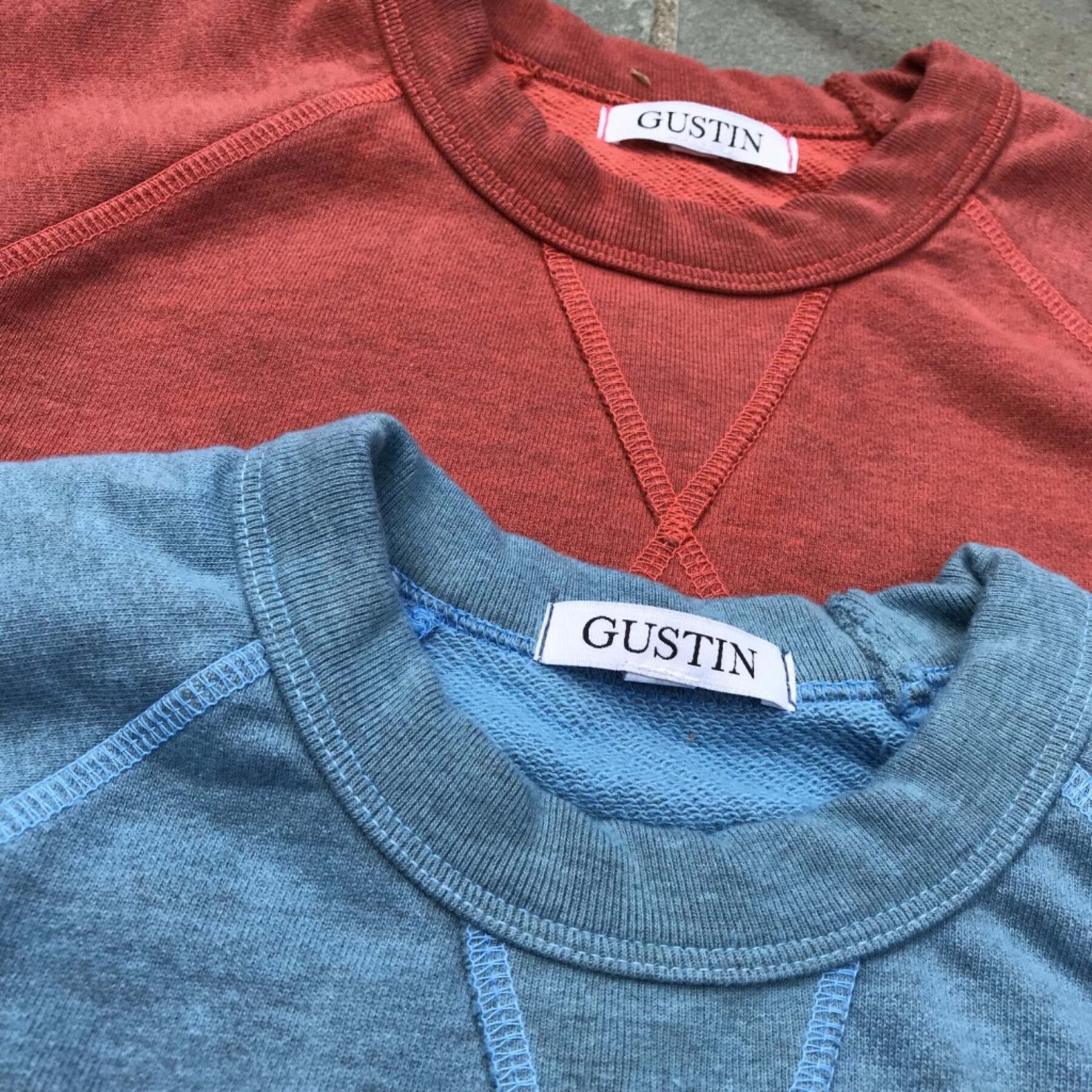 gustin sweatshirt 2 pack (sky blue, vintage red)